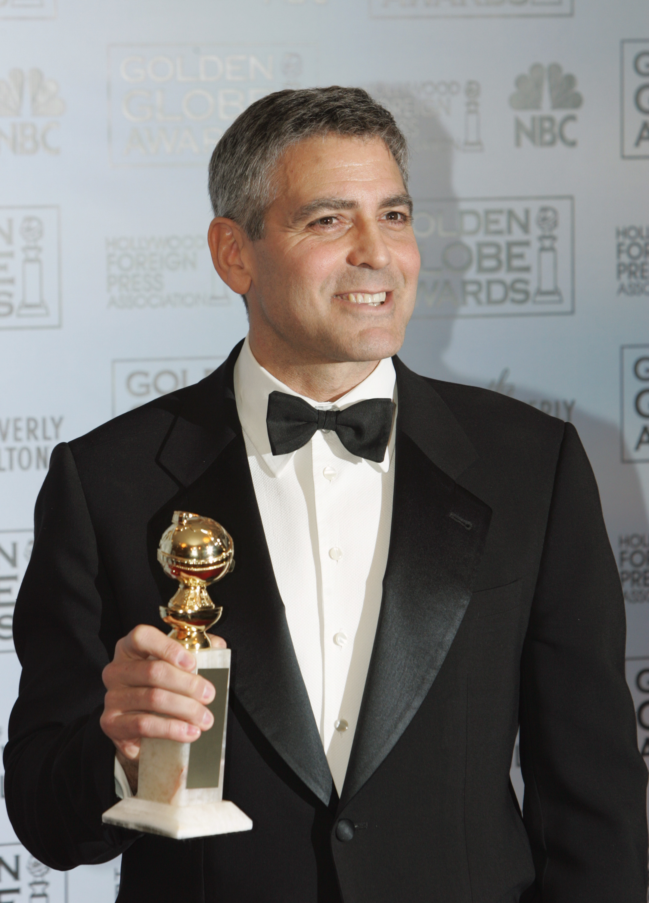 George Clooney en la 63 edición de los Globos de Oro en 2007 | Fuente: Getty Images