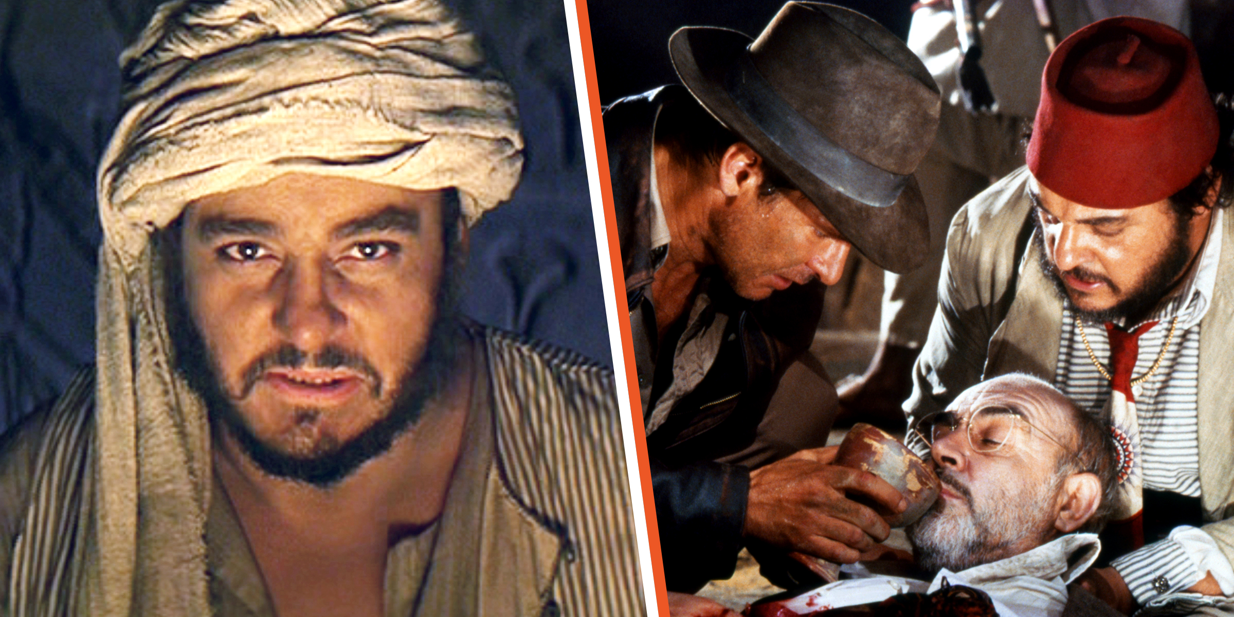 John Rhys-Davies como Sallah en las películas de "Indiana Jones". | Foto: Getty Images
