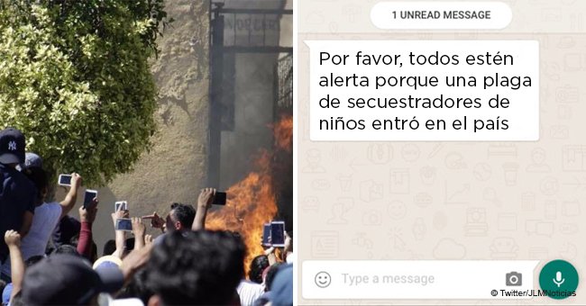 Un falso mensaje de WhatsApp llevó a un pueblo a quemar vivos a 2 hombres inocentes