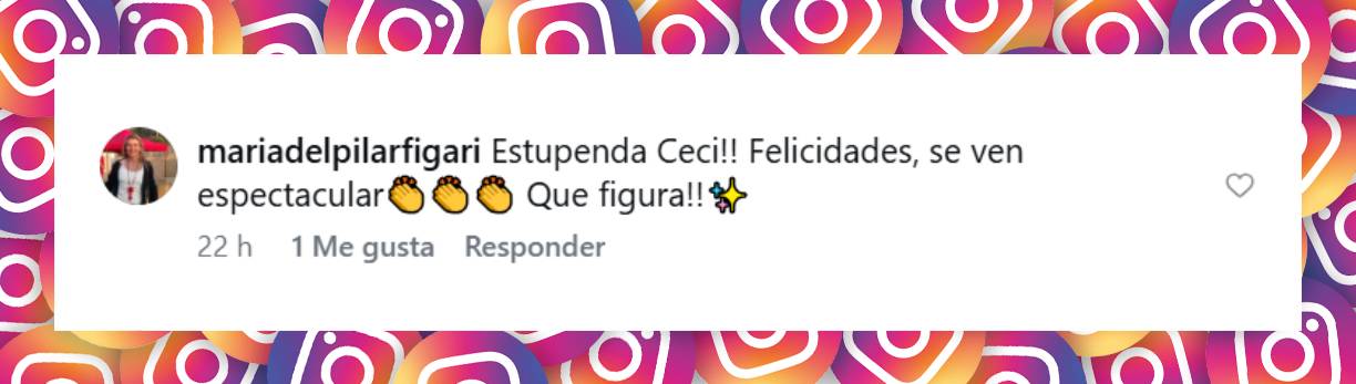Comentario de una usuaria | Fuente: Instagram/ceciliabolocco