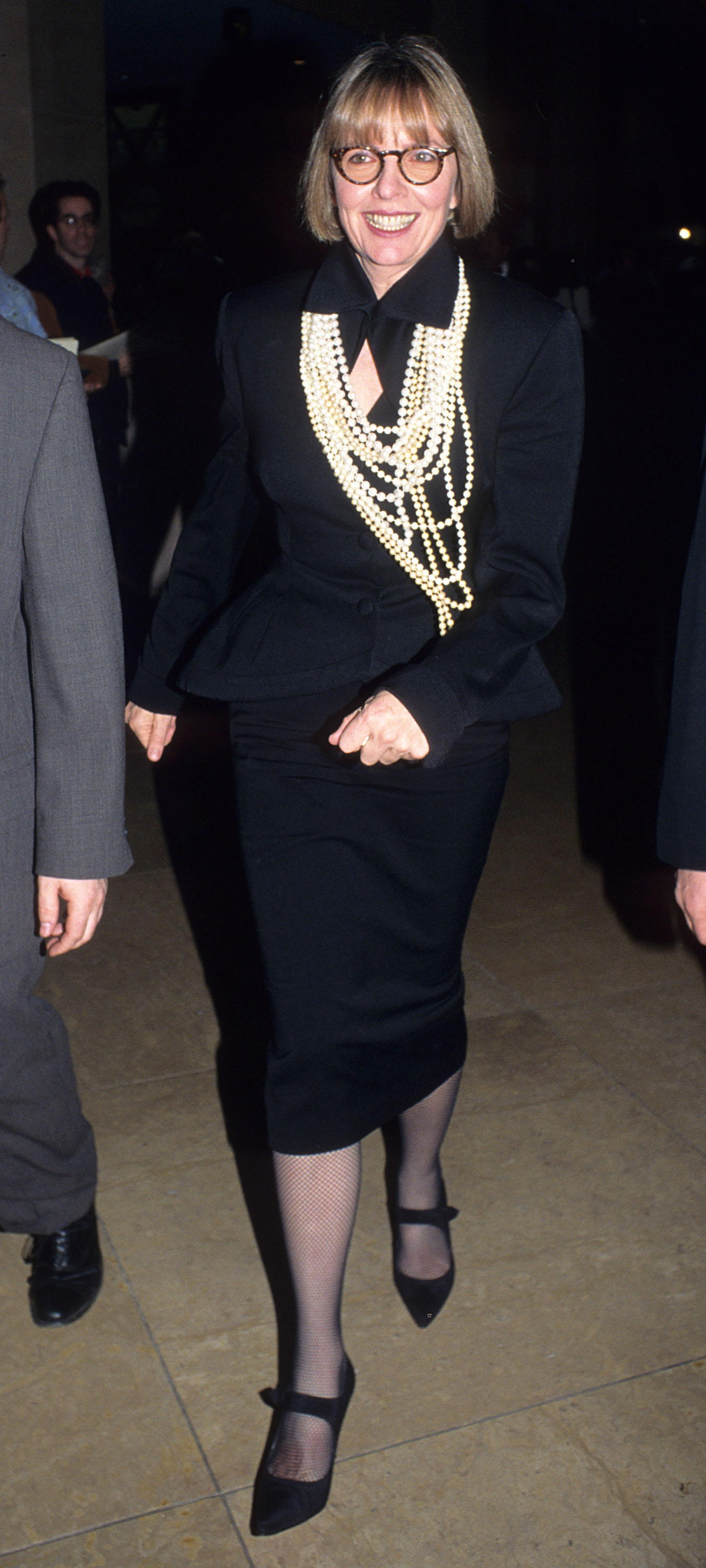 Diane Keaton asiste a la 52 edición de los Globos de Oro en 1995 | Fuente: Getty Images