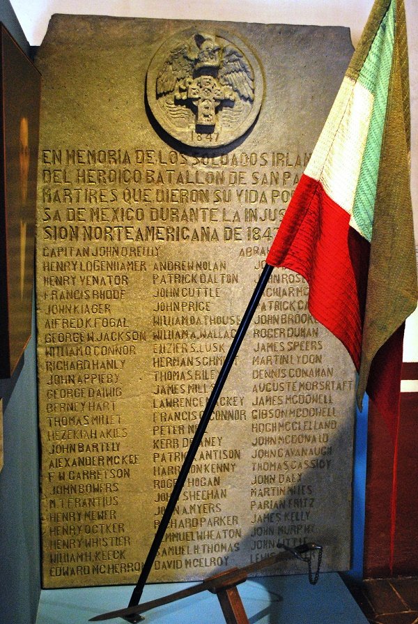 12 de septiembre se conmemora la gesta heroica de Batallón de San Patricio en 1847.| Fuente: Wikipedia