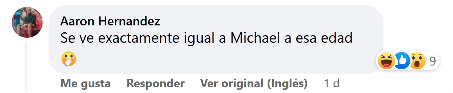 Internauta comenta sobre el parecido de Blanket "Bigi" Jackson con Michael Jackson. | Foto: www.facebook.com/peoplemag/