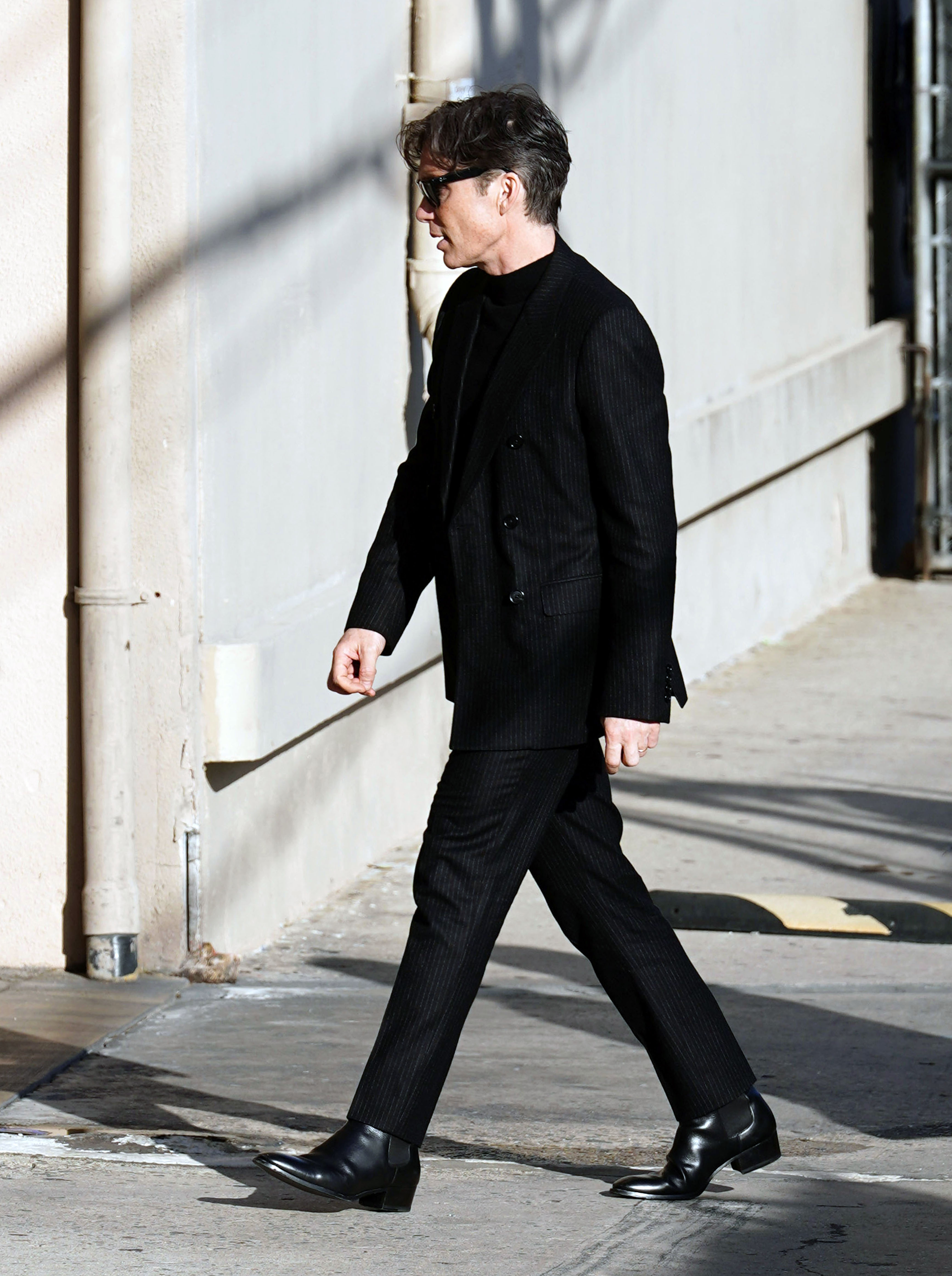 Cillian Murphy visto llegando a "Jimmy Kimmel Live!" en Los Ángeles, California, el 22 de febrero de 2024 | Fuente: Getty Images