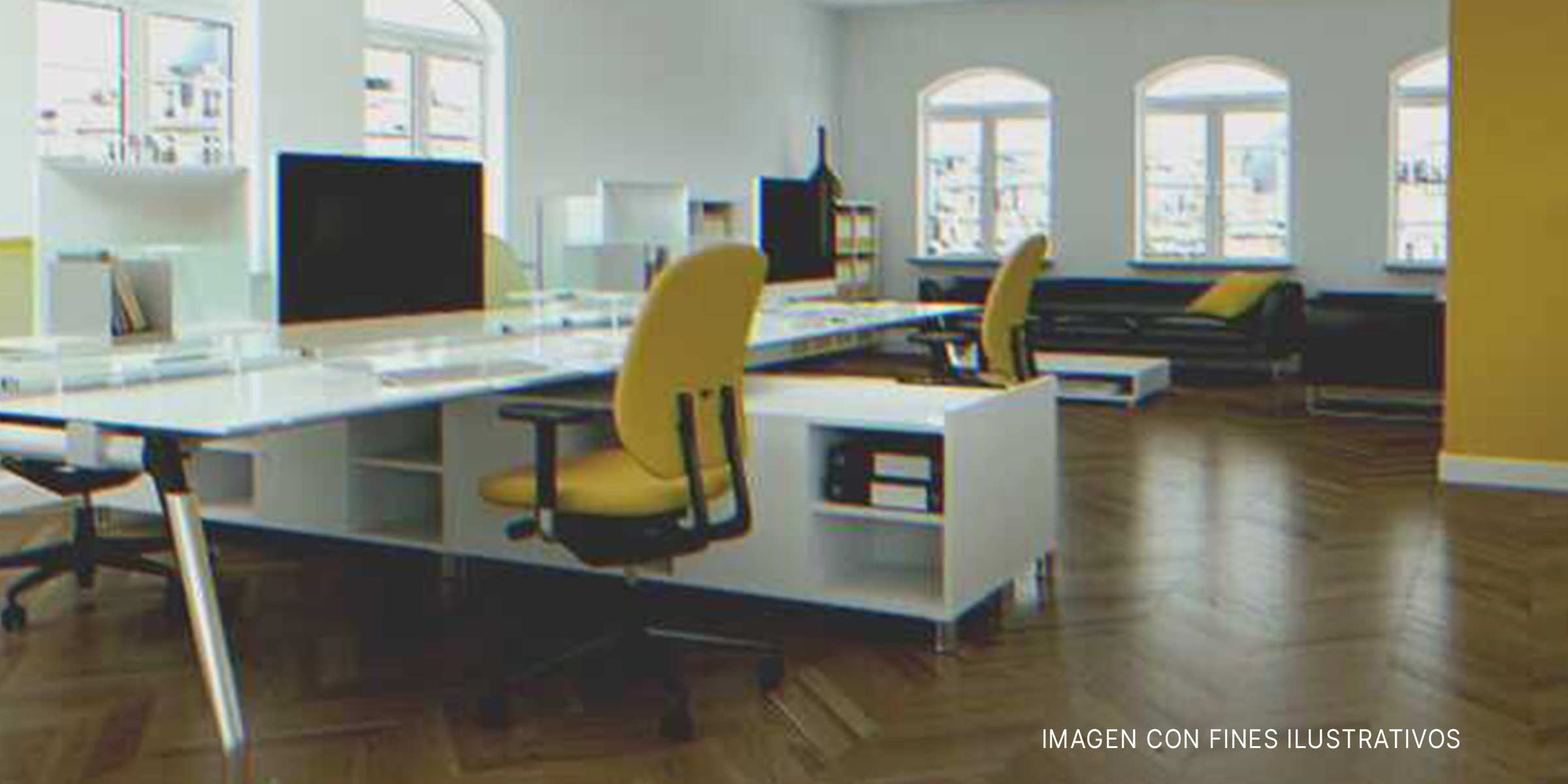 Escritorios en una oficina. | Foto: Shutterstock
