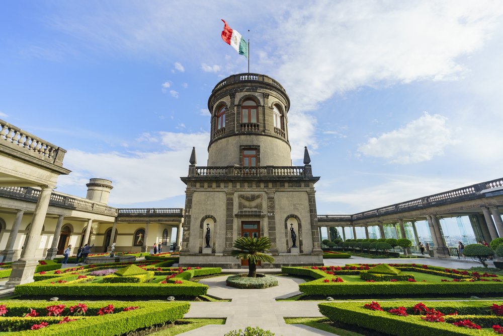 Castillo de Chapultepec. Fuente: Shutterstock
