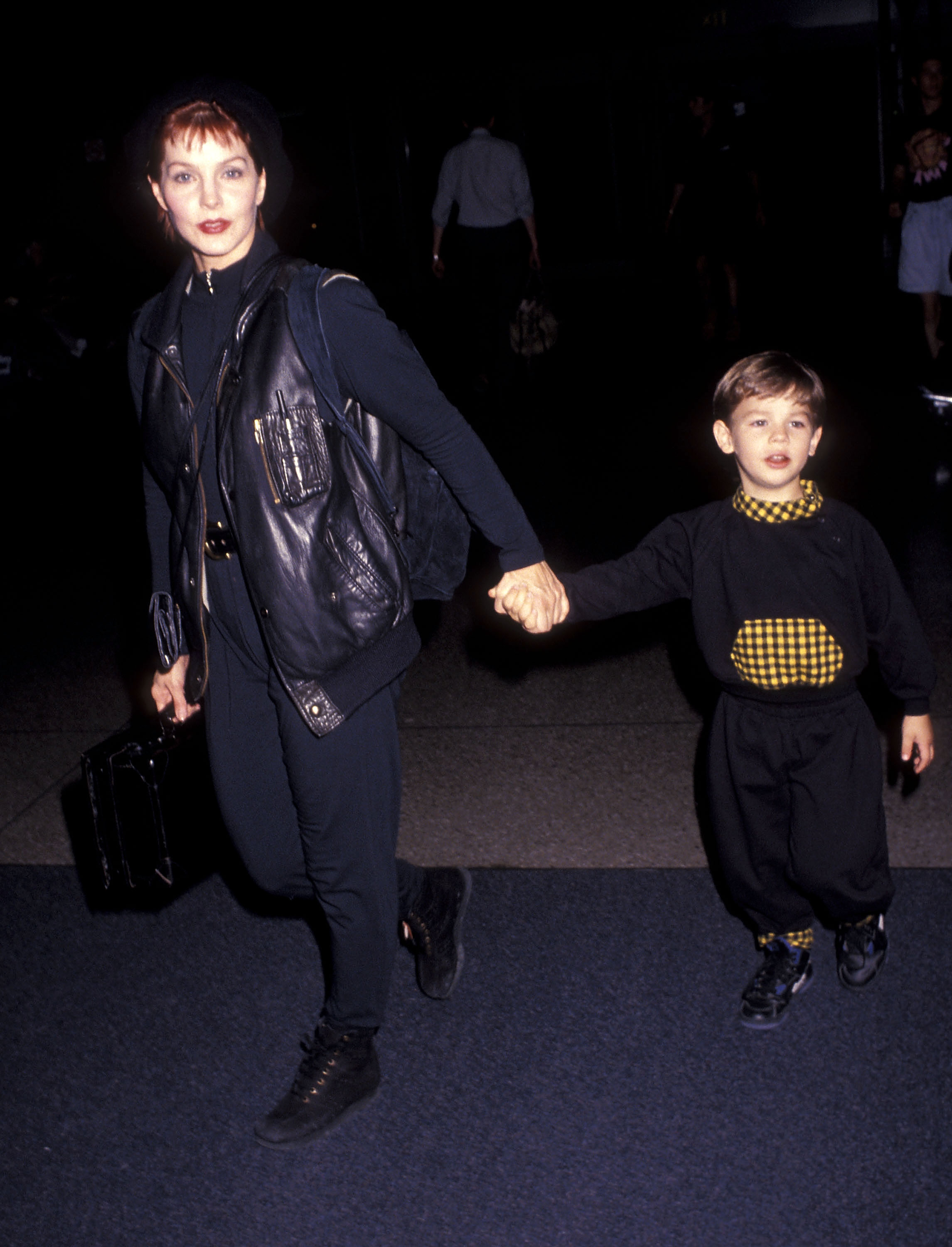 Priscilla Presley y Navarone Garibaldi, 1991 | Foto: Getty Images