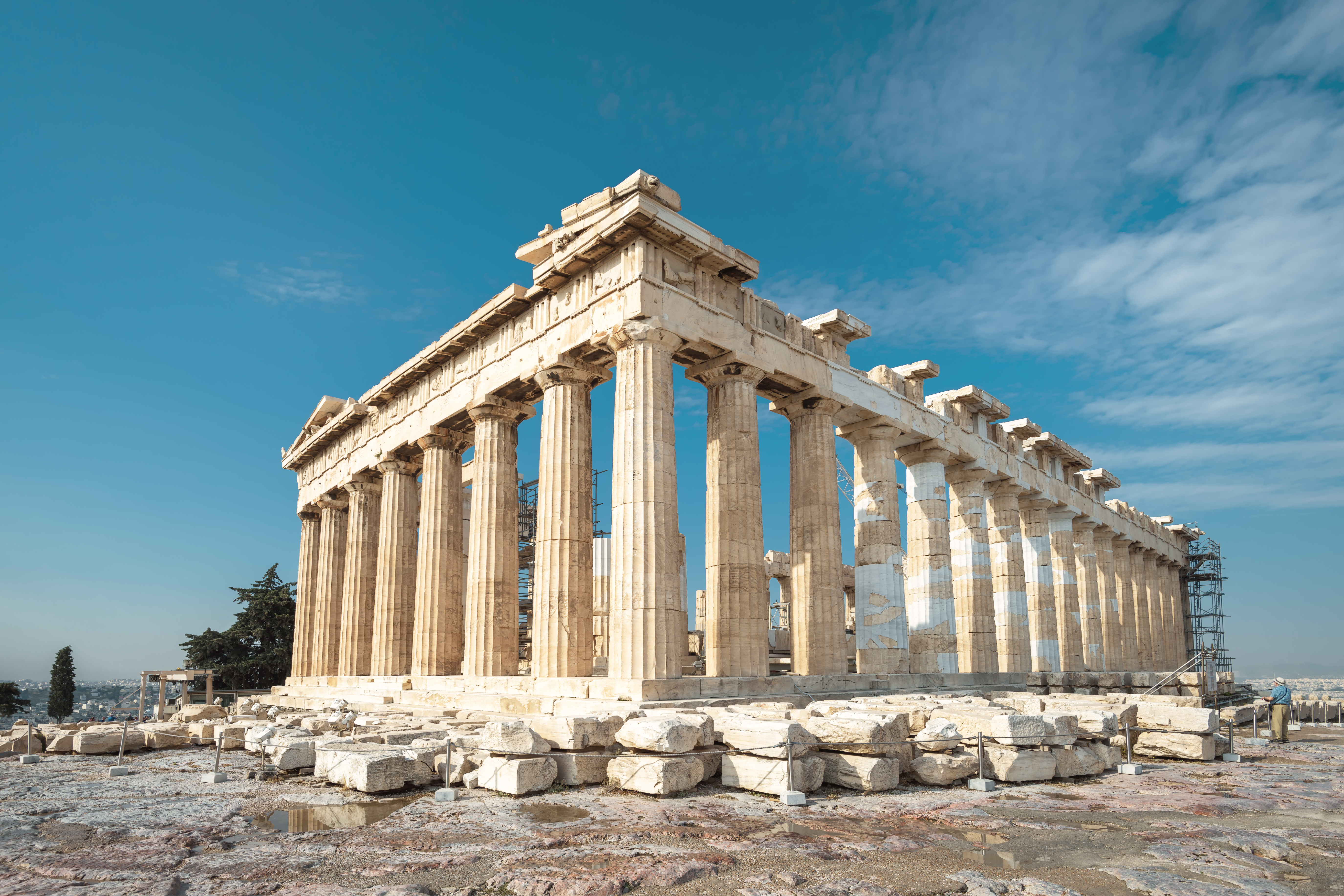 Partenón en la Acrópolis de Atenas, Grecia | Fuente: Shutterstock