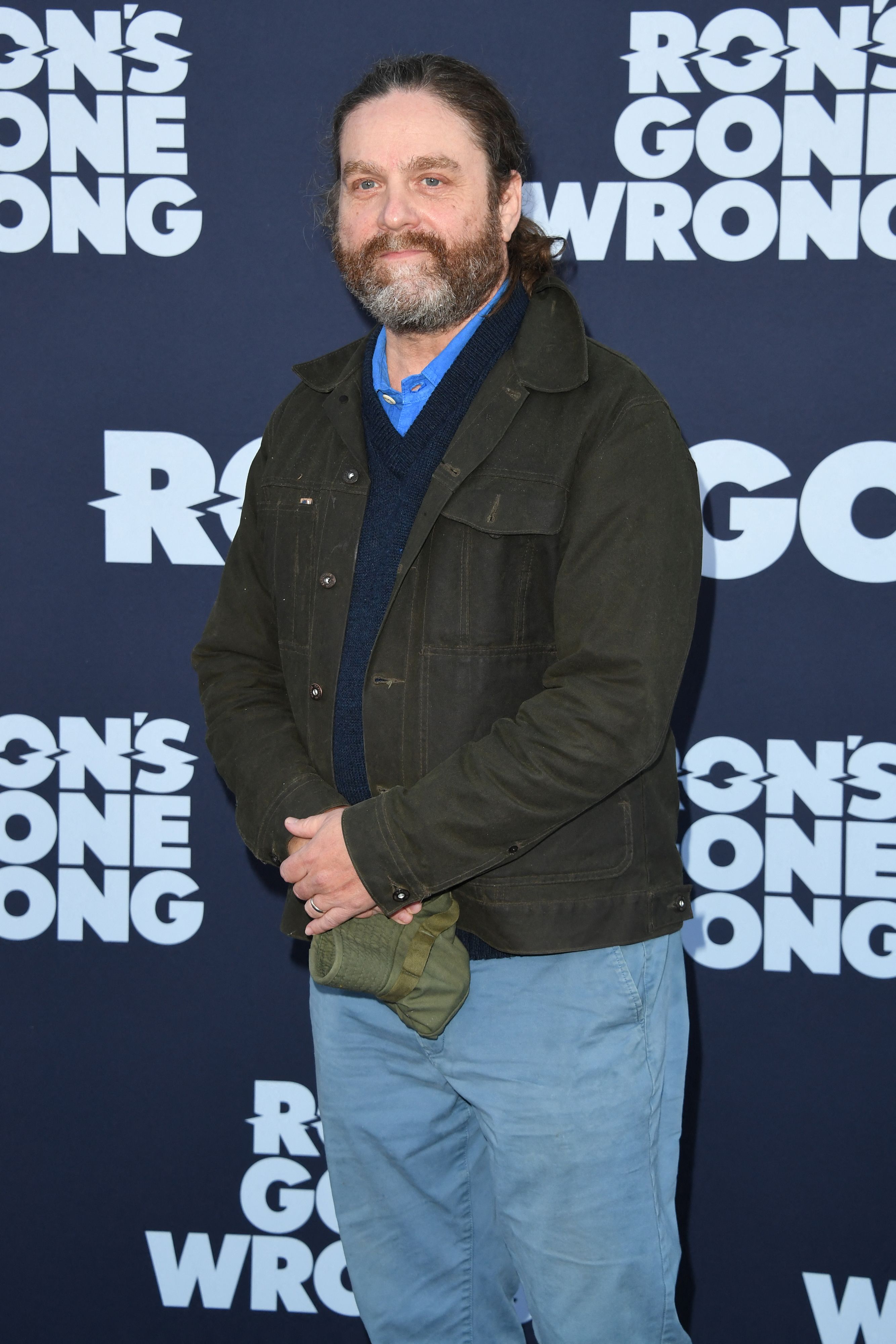 Zach Galifianakis en el estreno de "Ron's Gone Wrong" en Hollywood, California, el 19 de octubre de 2021. | Fuente: Getty Images
