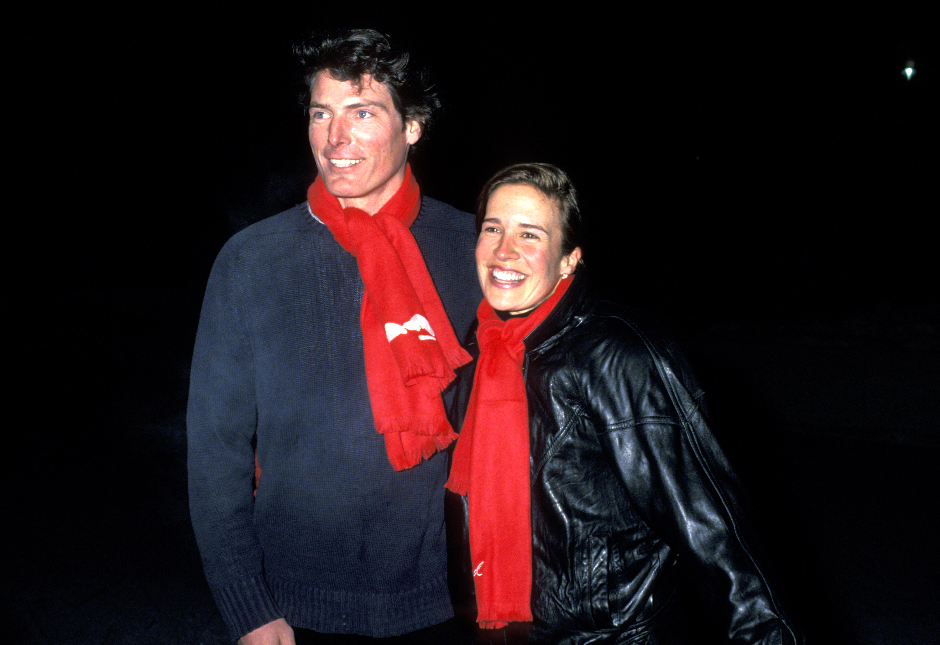 Christopher Reeve y Dana Reeve durante la fiesta posterior a la proyección de "Once Around" el 15 de enero de 1991, en Nueva York. | Fuente: Getty Images