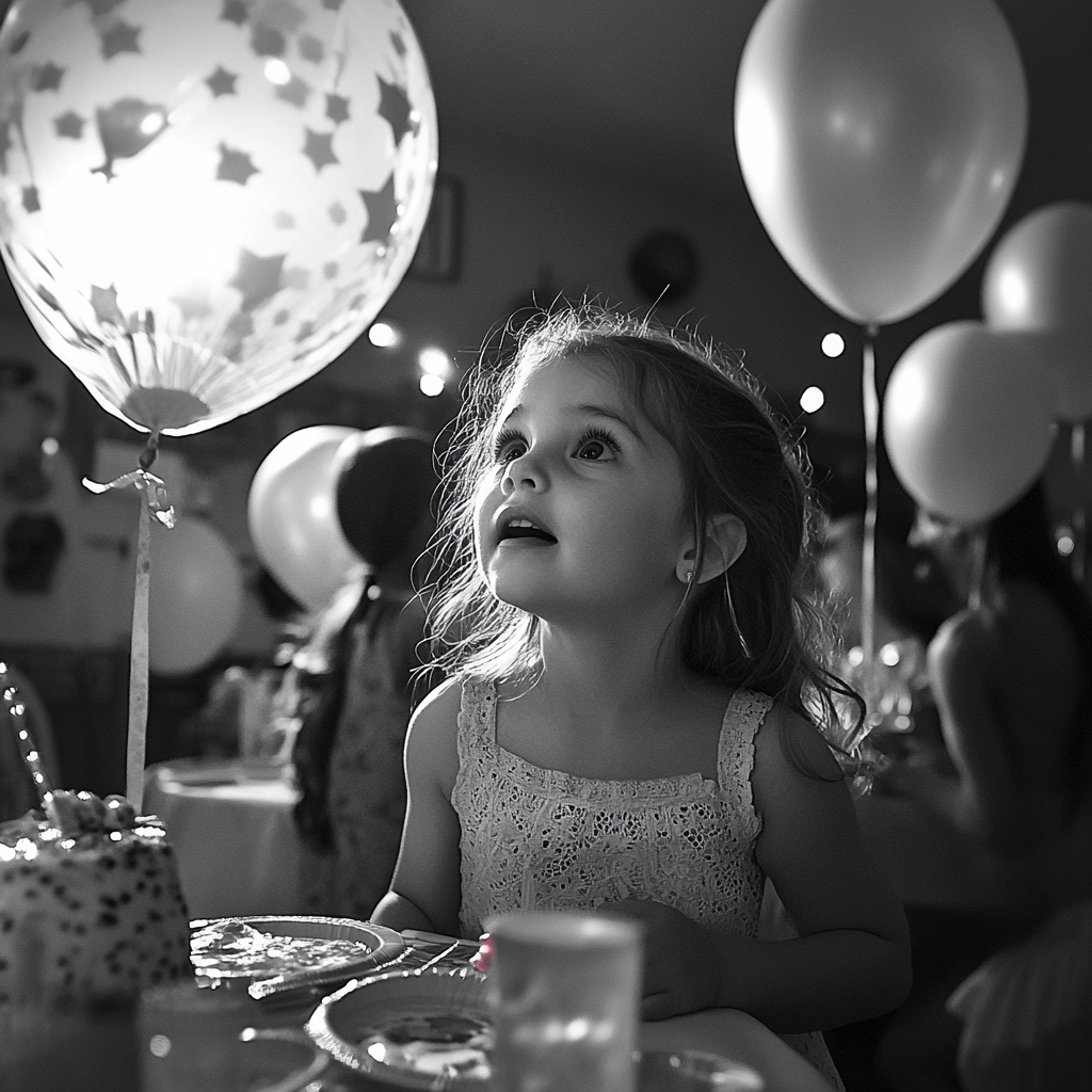 Una fiesta sorpresa para una niña | Fuente: Midjourney