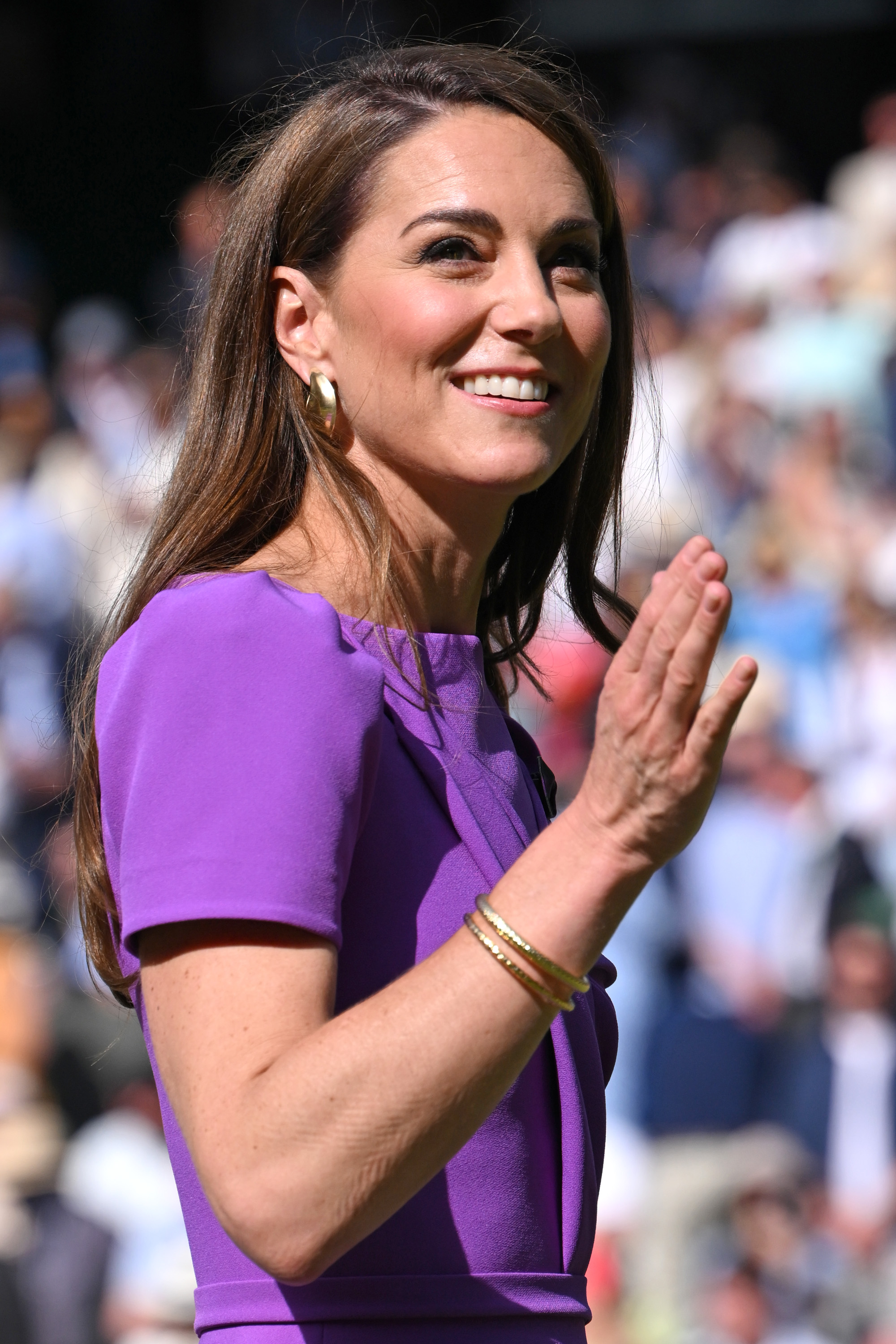 Kate Middleton en el All England Lawn Tennis and Croquet Club el 14 de julio de 2024, en Londres, Inglaterra | Fuente: Getty Images