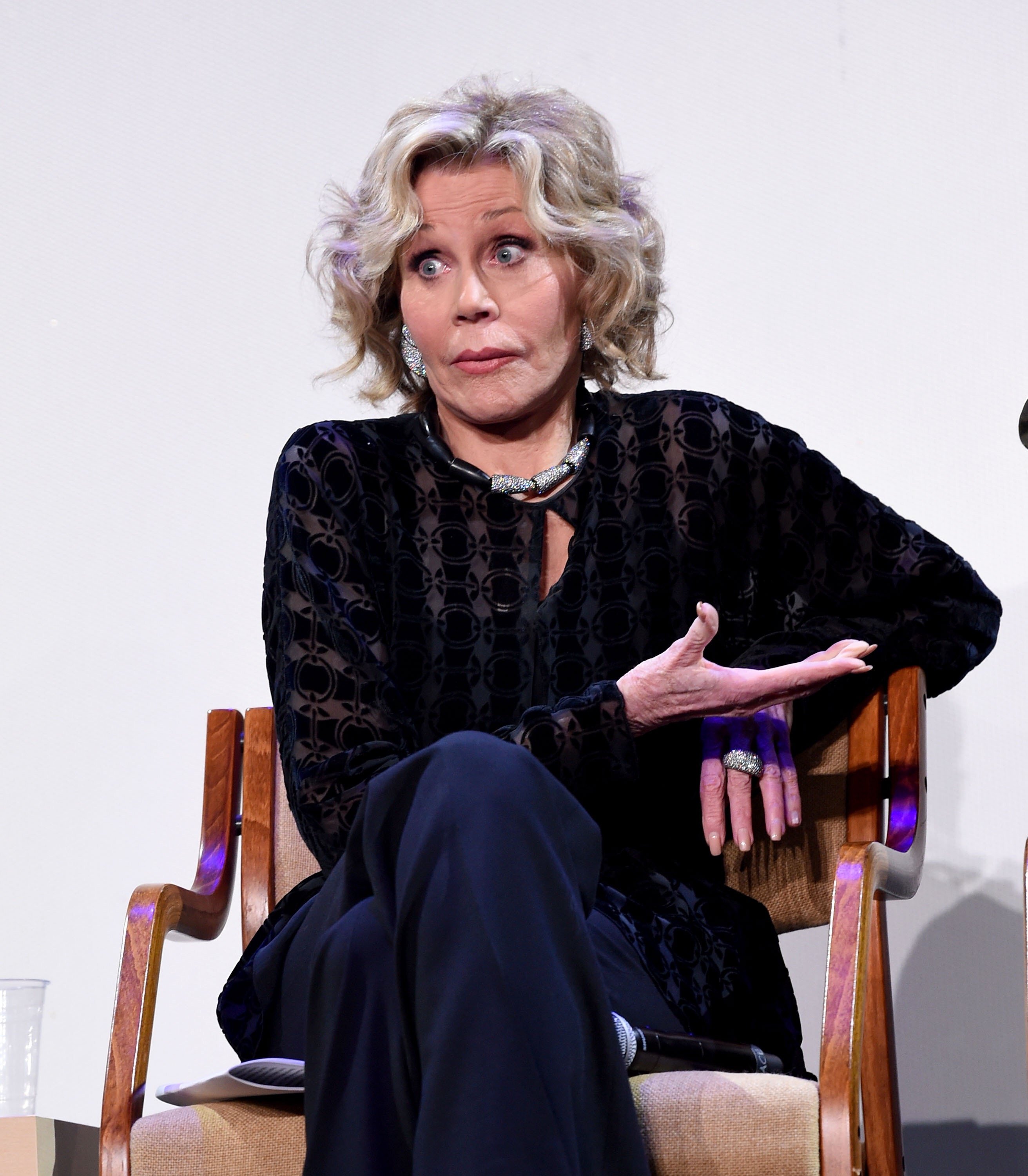 Jane Fonda en la Cumbre de Restauración de Películas de la HFPA en California, el 9 de marzo de 2019. | Foto: Getty Images