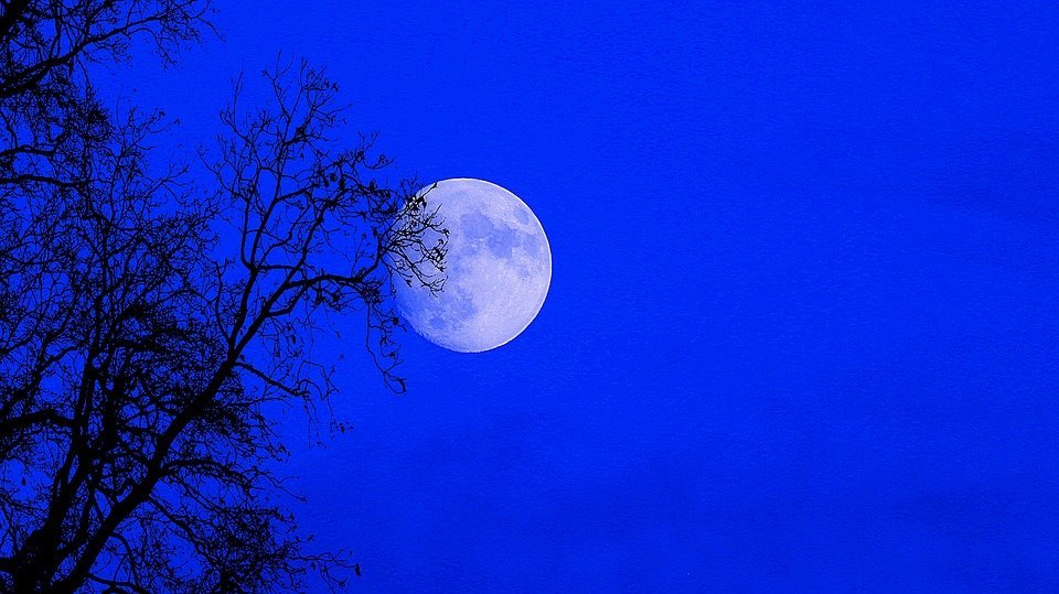 Vista de Superluna en el cielo. | Imagen: Pixabay