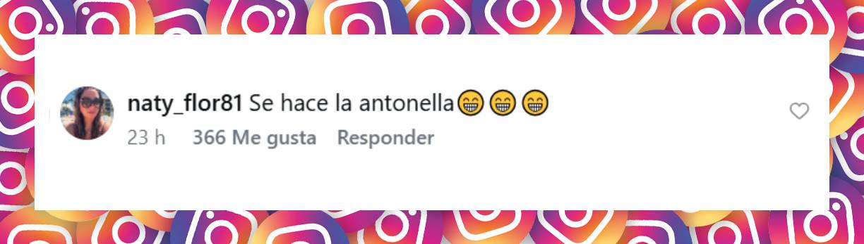 Comentario de una usuaria | Fuente: Instagram/revistagenteok