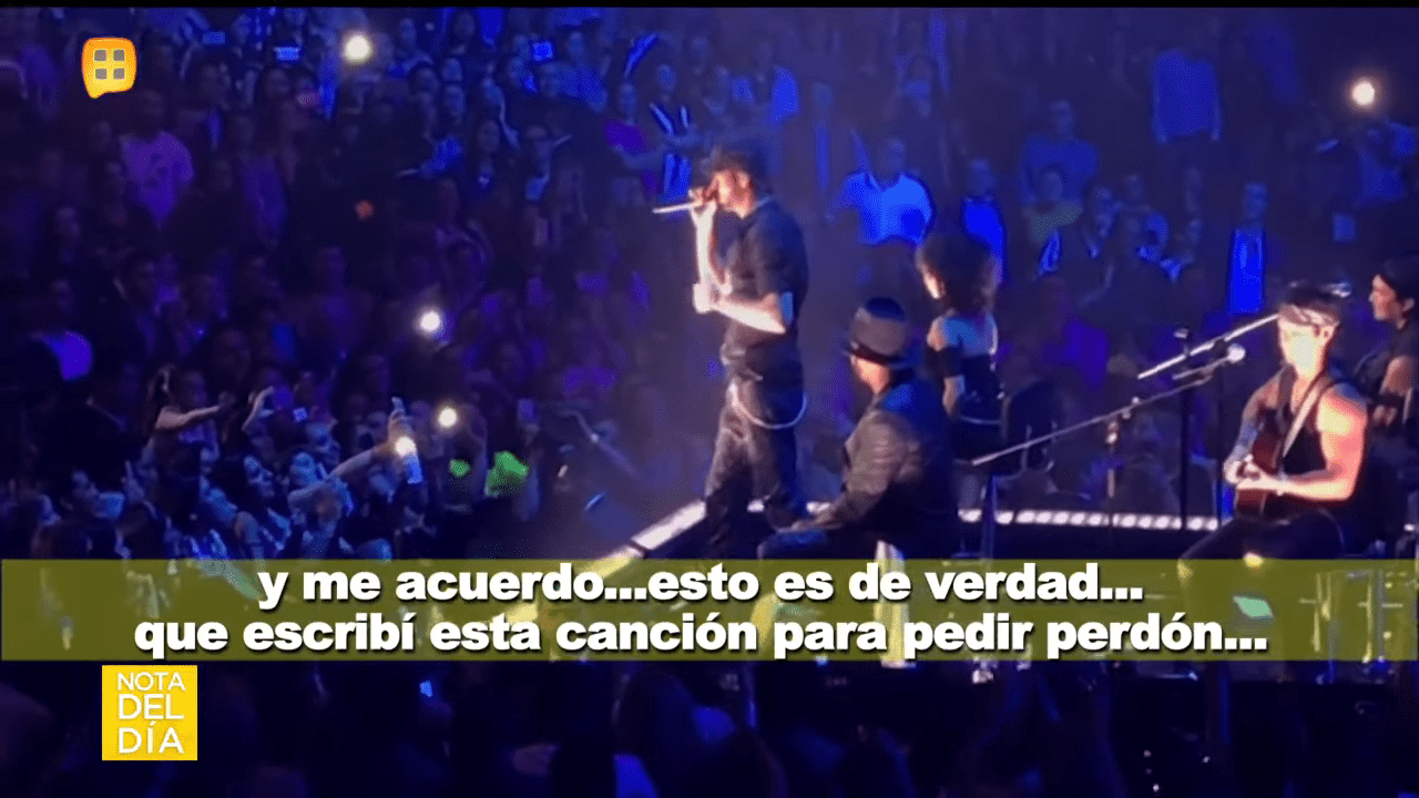 Enrique hablándole a su público en México │Imagen tomada de YouTube / Ventaneando