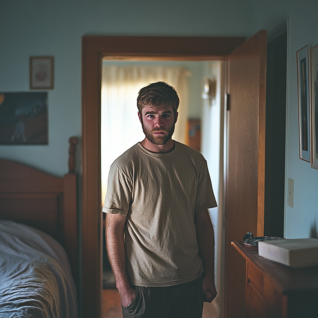 Un hombre disgustado | Fuente: Midjourney