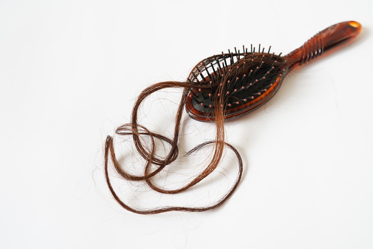 Cepillo de cabello con mechón. | Foto: Pixabay