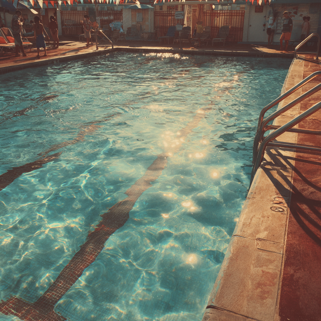 Una piscina comunitaria | Fonte: Midjourney