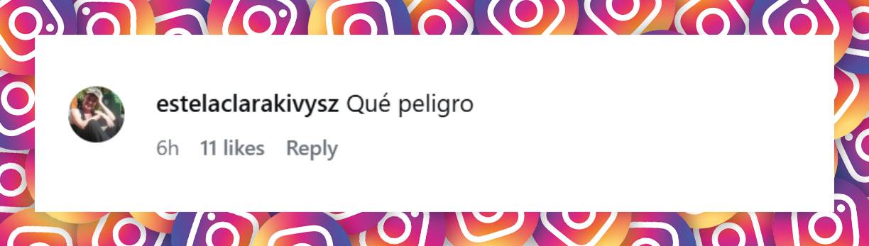Comentario de una usuaria sobre el video que compartió Sol Pérez junto a su bebé | Fuente: Instagram/revista_pronto