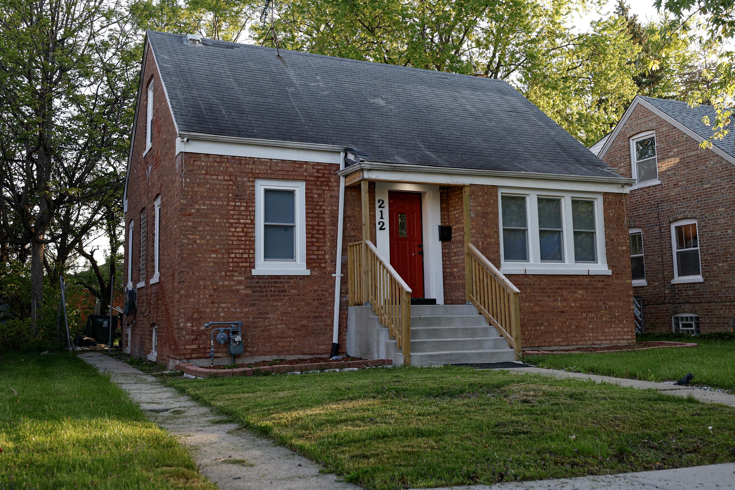 La casa de la infancia del nuevo papa León XIV en Dolton, Illinois. | Fuente: Getty Images