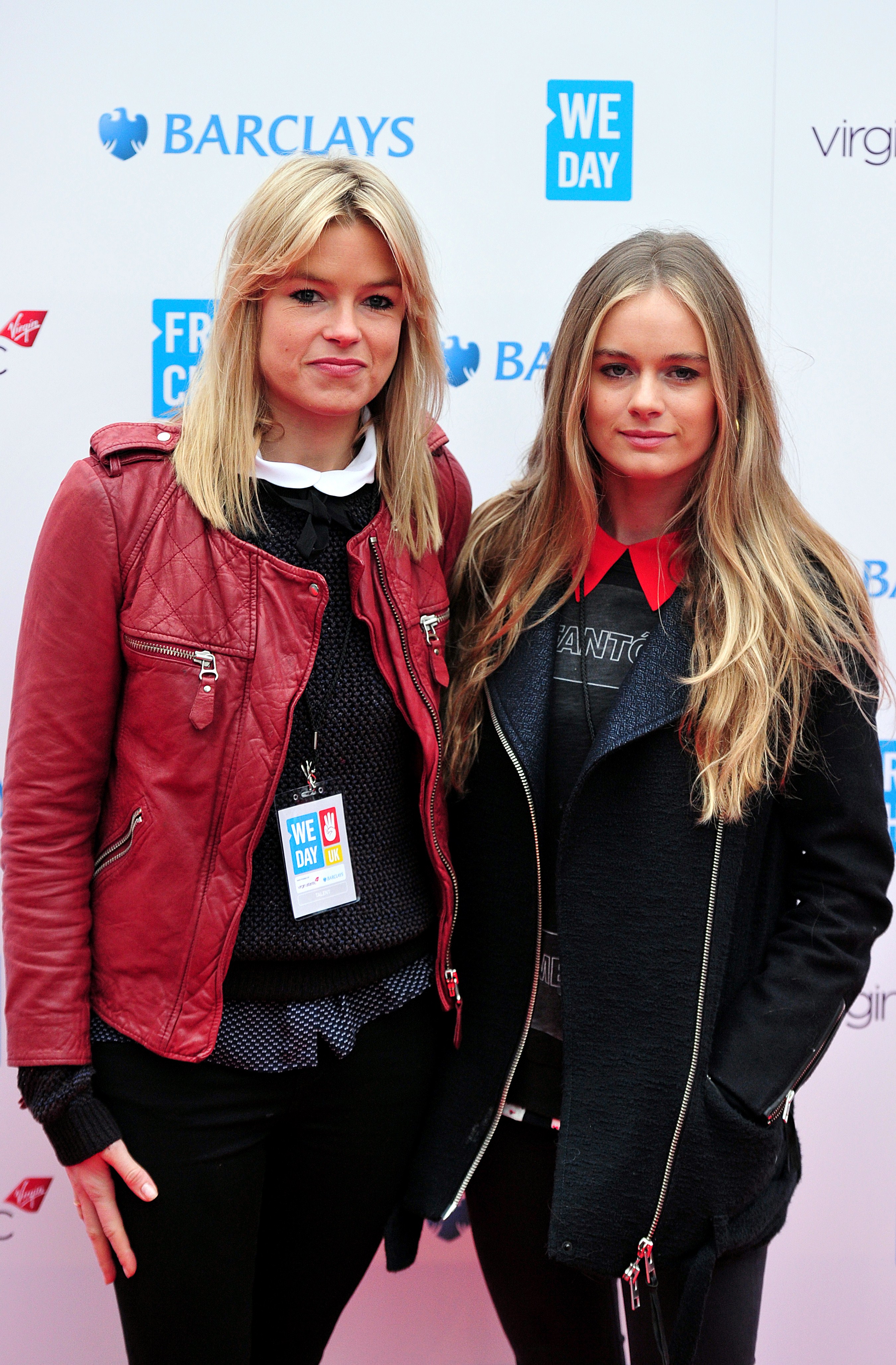 Isabella Calthorpe y Cressida Bonas llegan al evento WE Day el 7 de marzo de 2014 en Londres. | Fuente: Getty Images