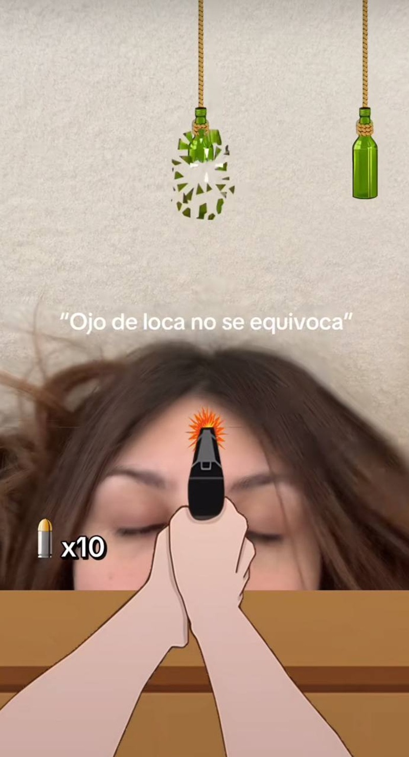 Carolina Flores durante su reto de TikTok | Fuente: TikTok/carolinaff444