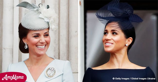 Duelo de estilos reales entre Meghan y Kate durante un evento con atuendos distintivos (Fotos)