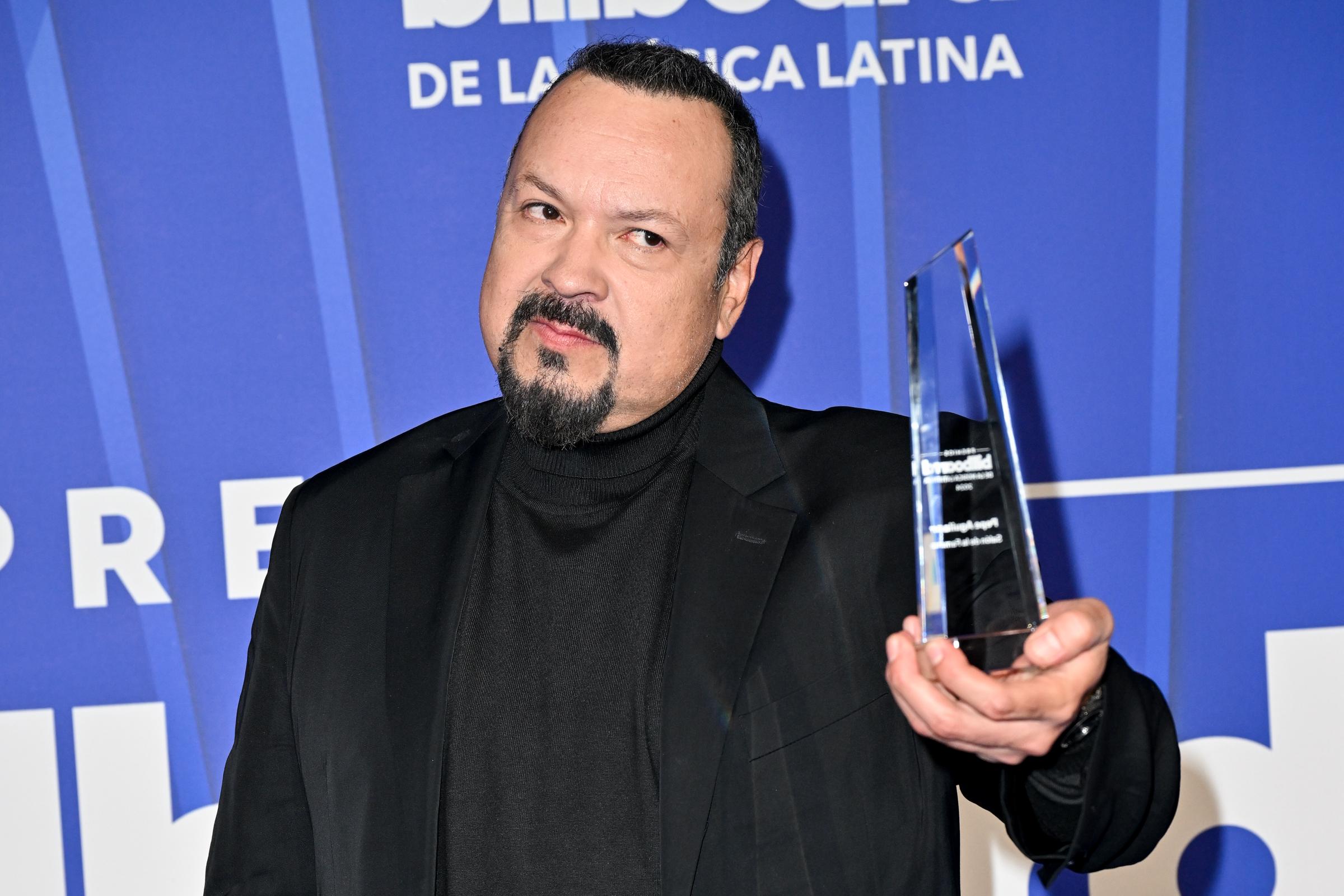 Pepe Aguilar en la Sala de Prensa de los Premios Billboard de la Música Latina 2024 en Mediapro Studio el 17 de octubre de 2024 en Miami Beach, Florida. | Fuente: Getty Images