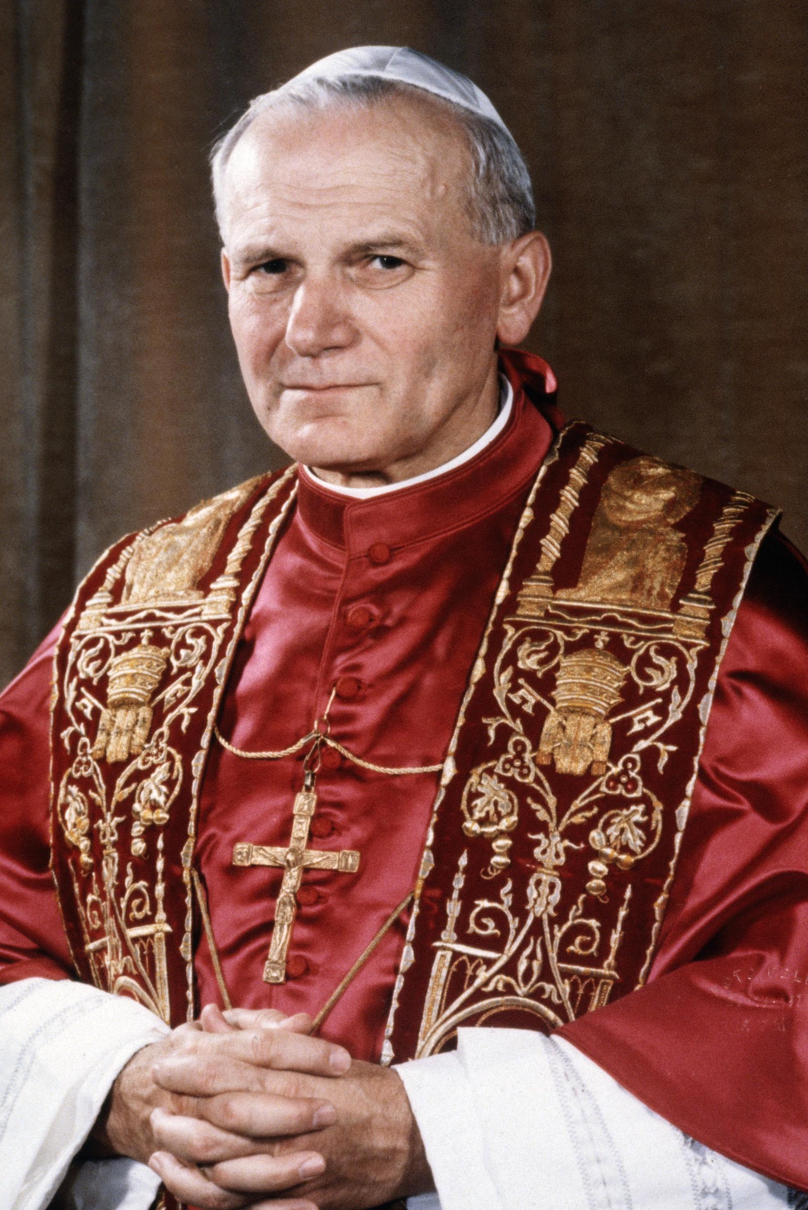 Un retrato oficial del papa Juan Pablo II en 1979. | Fuente: Getty Images