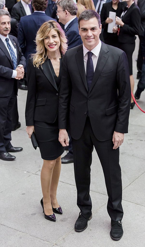 Pedro Sánchez y su esposa Begona Gómez el 5 de mayo de 2016 en Madrid, España. I Foto: Getty Images.