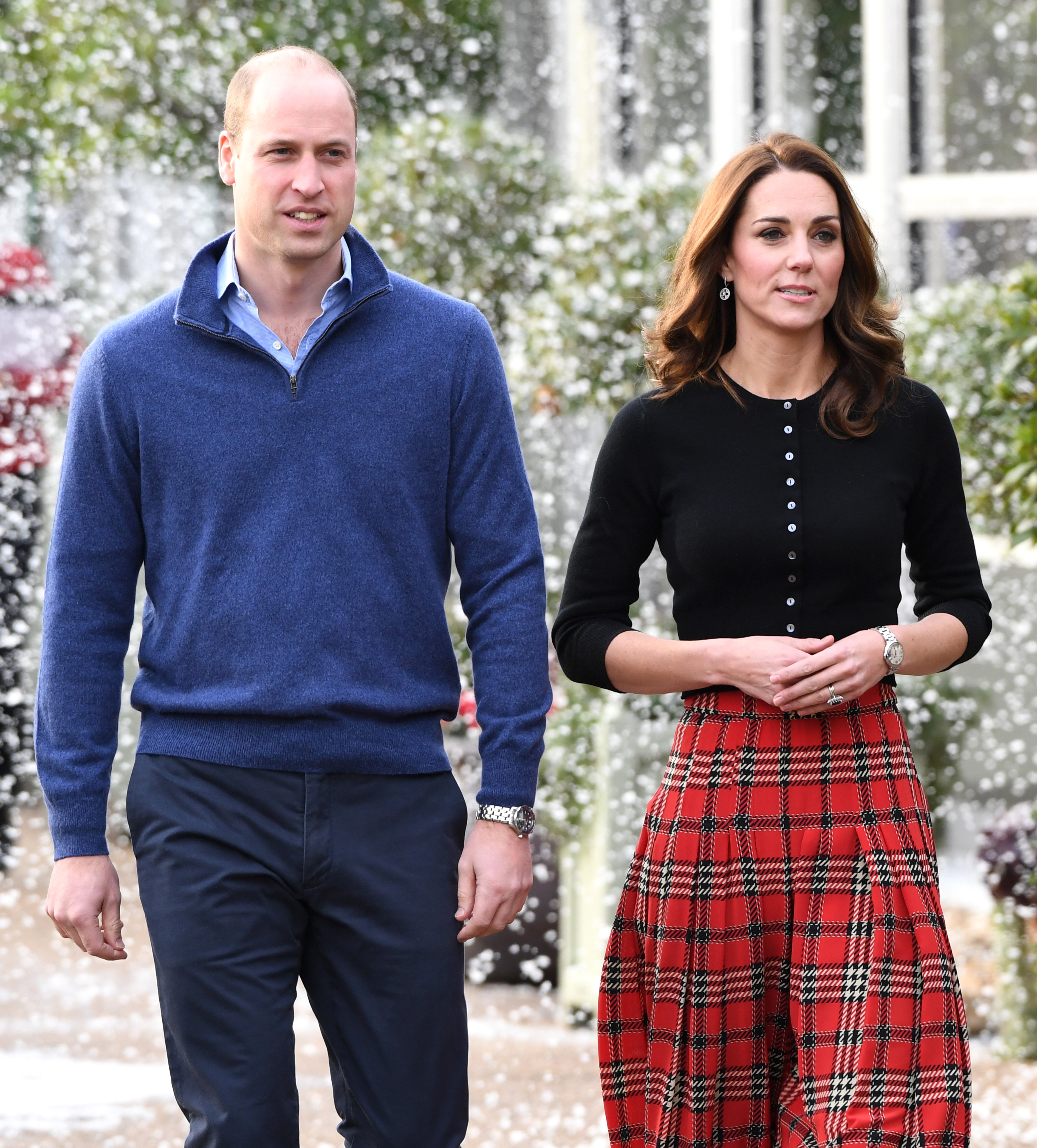 El príncipe William y la duquesa Kate en el palacio de Kensington el 4 de diciembre de 2018 en Londres, Inglaterra. | Foto: Getty Images