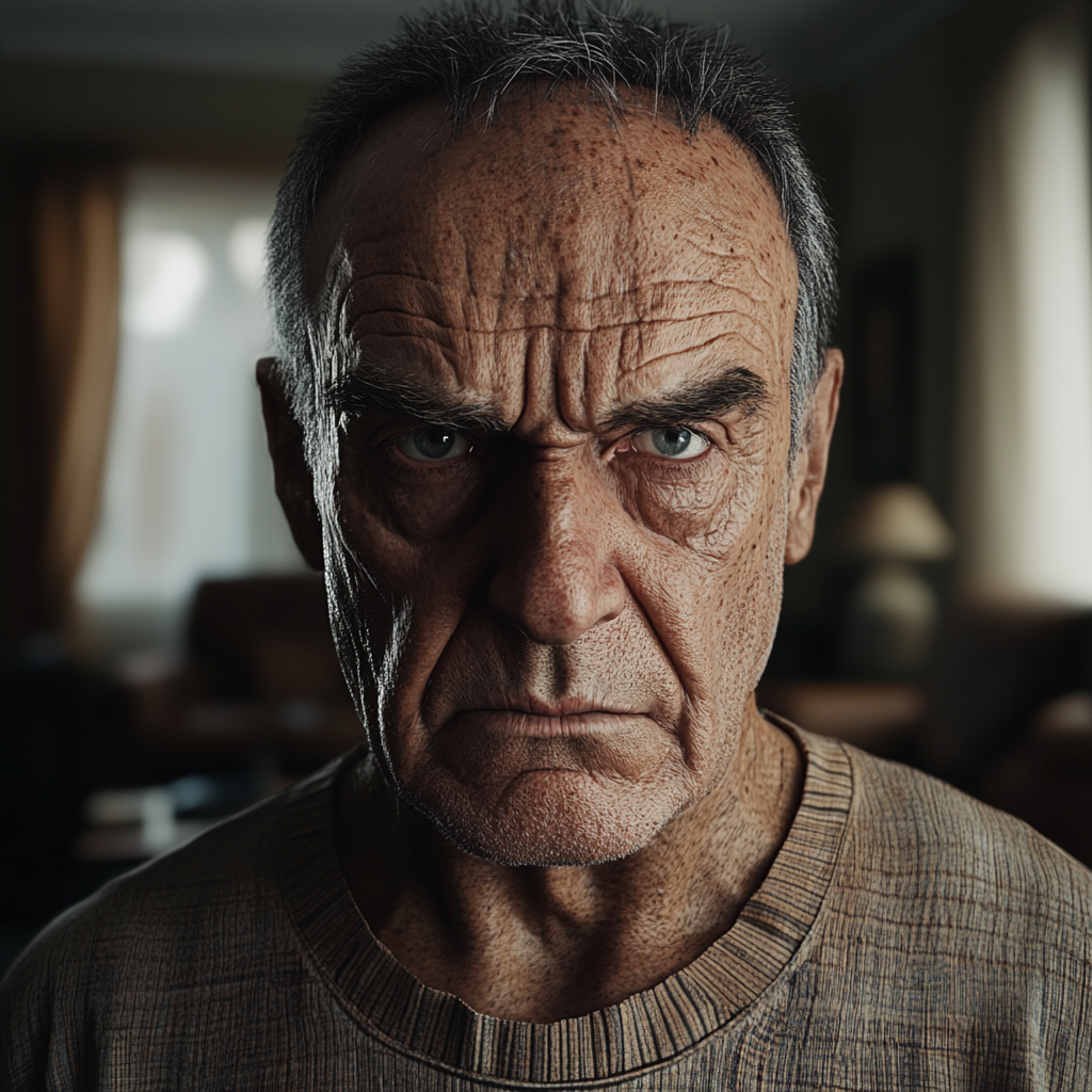 Un hombre enfadado | Fuente: Midjourney