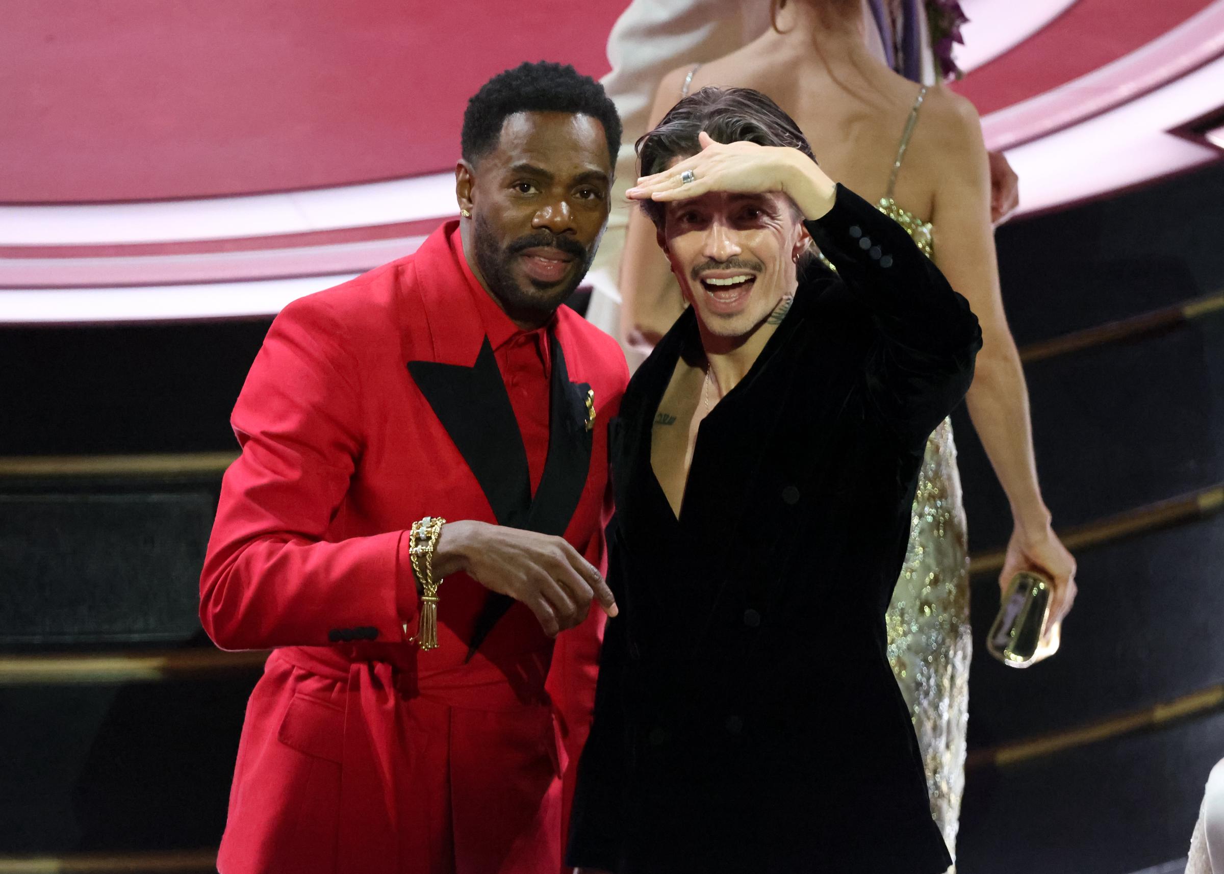 Colman Domingo y su esposo en la 97.ª edición de los Óscar, celebrada en Hollywood, California, el 2 de marzo de 2025. | Fuente: Getty Images