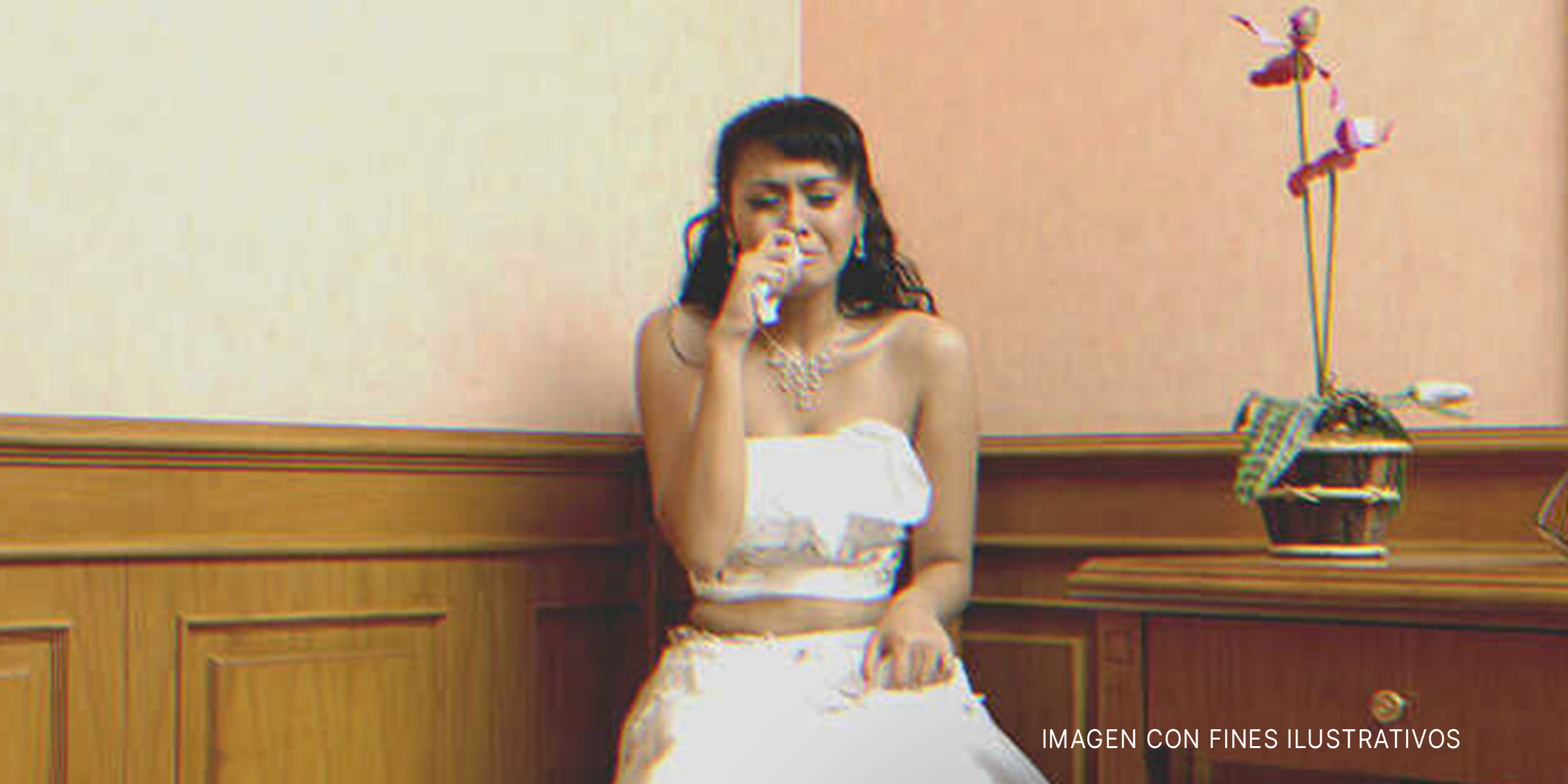 Una novia llorando | Fuente: Getty Images
