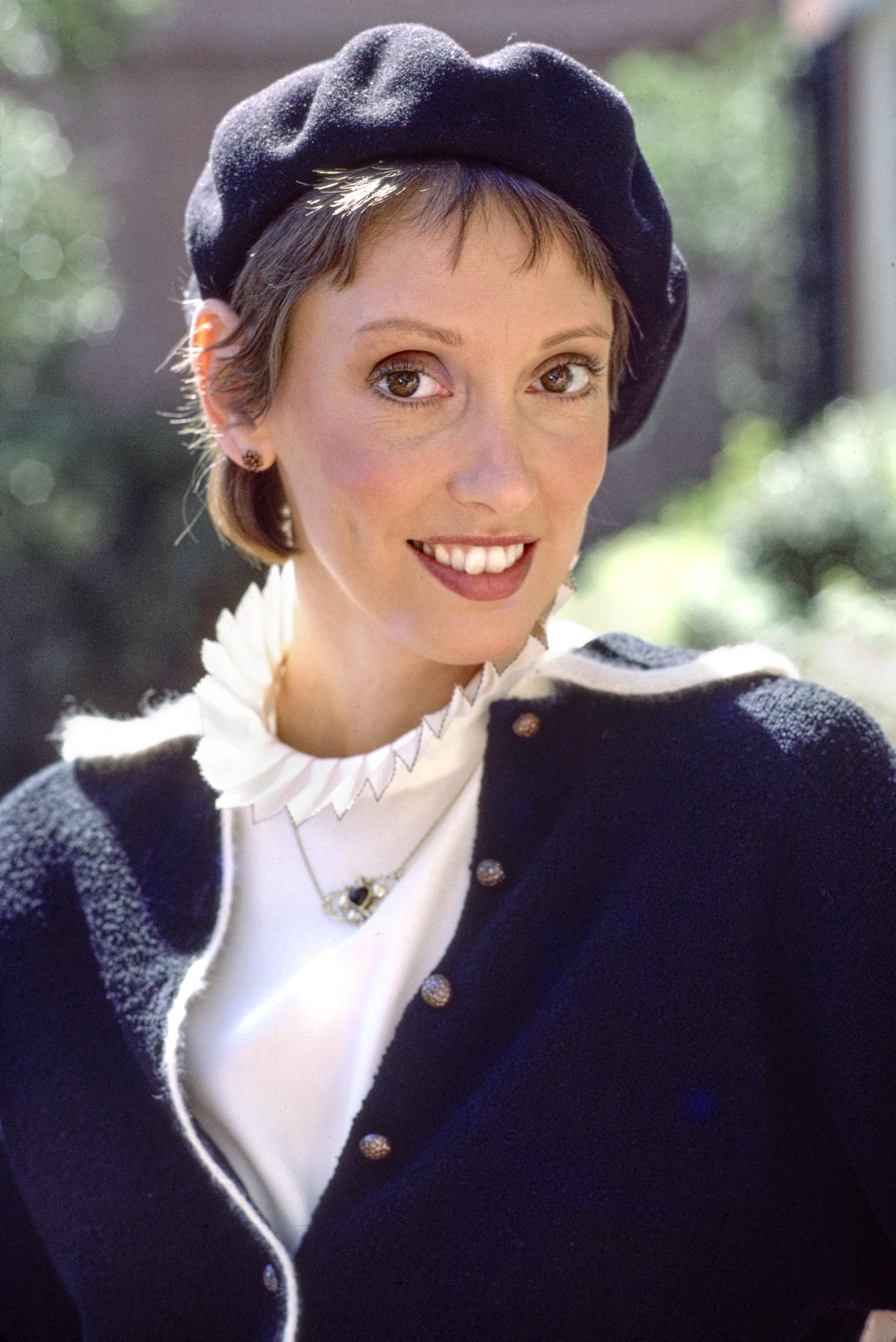 Shelley Duvall en el plató de "Lily", 1986 | Fuente: Getty Images