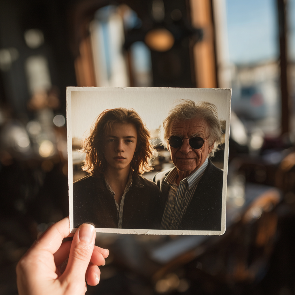 Una foto di un padre e un figlio | Fonte: Midjourney