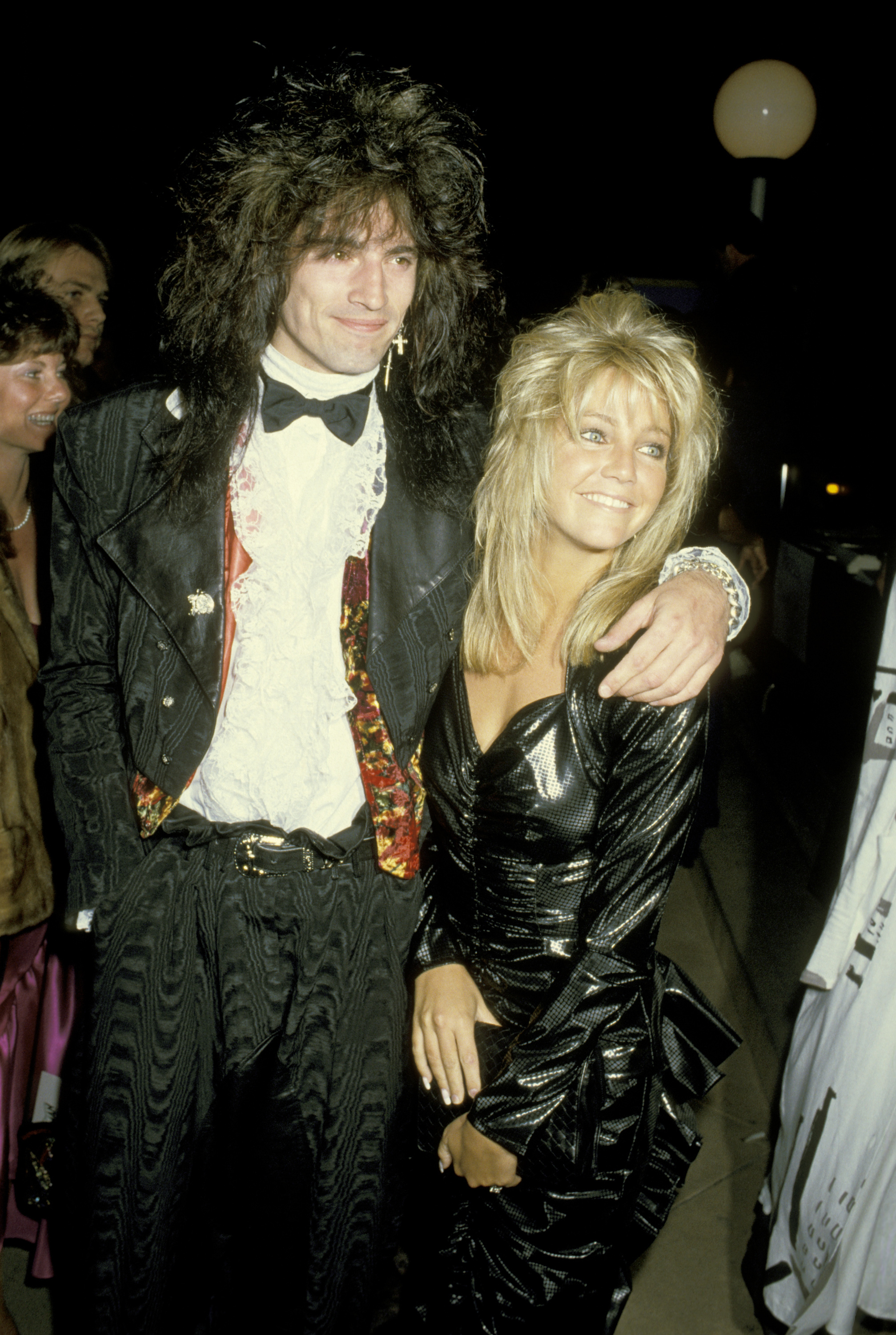 La ex-actriz de "Melrose Place" con Tommy Lee el 22 de marzo de 1986 | Fuente: Getty Images