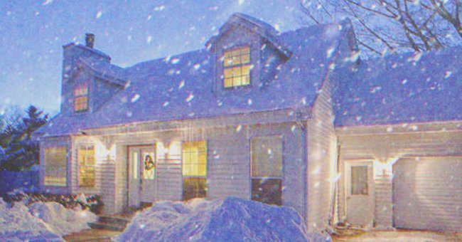 Una casa durante una nevada | Foto: Shutterstock
