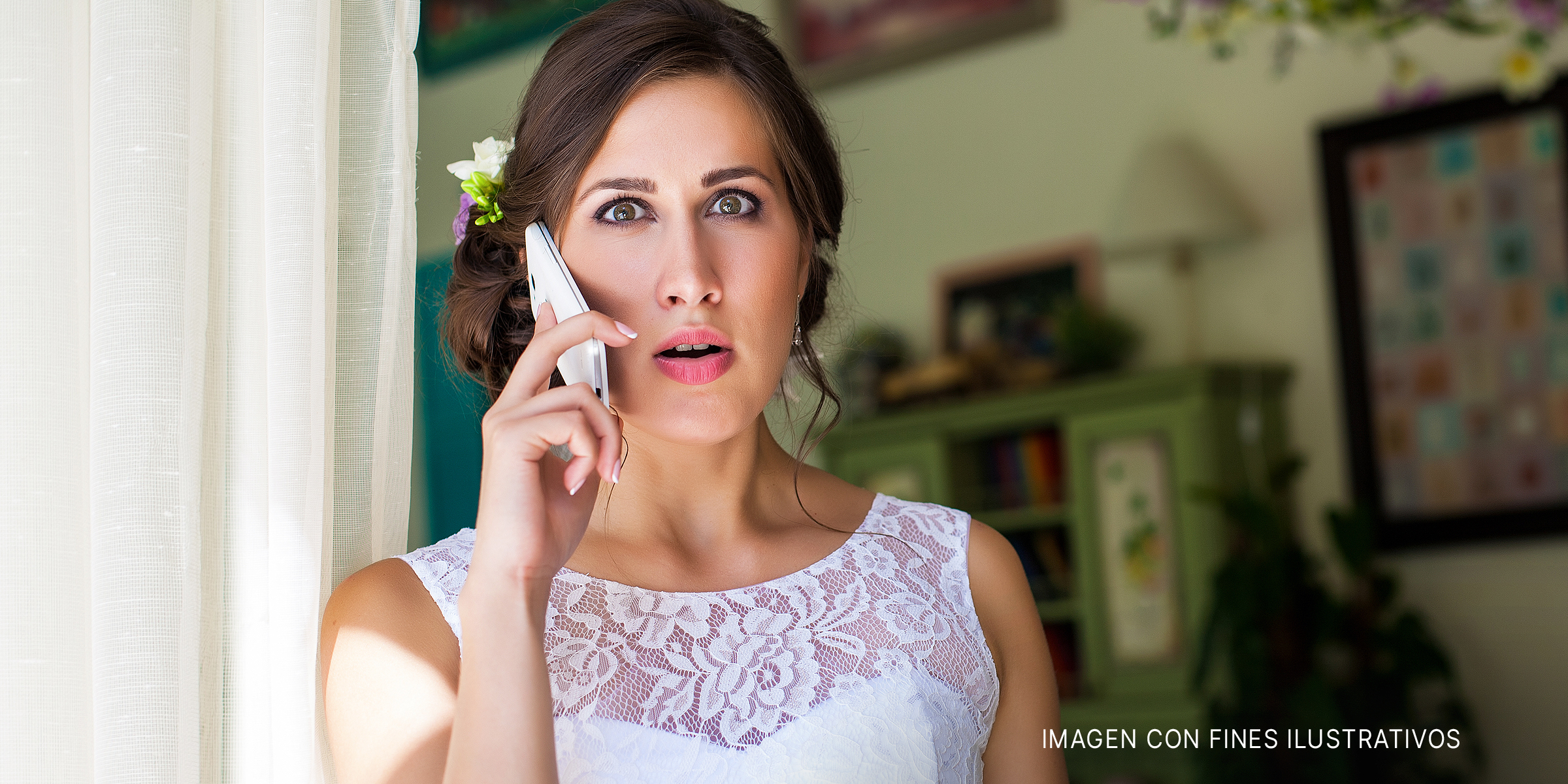 Una novia en estado de shock | Foto: Shutterstock