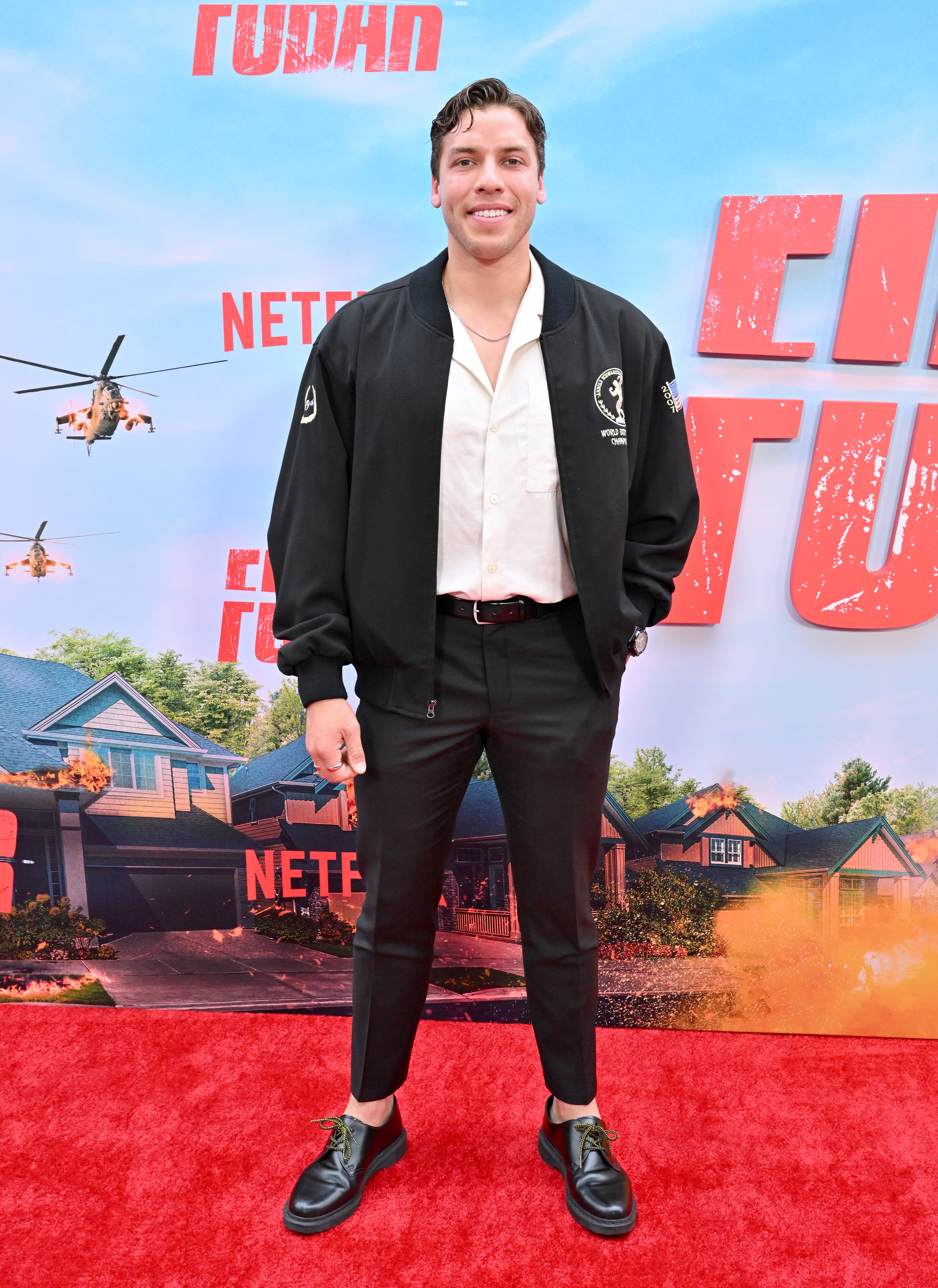 Joseph Baena en el estreno en Los Ángeles de "FUBAR" de Netflix el 22 de mayo de 2023, en Los Ángeles, California | Fuente: Getty Images