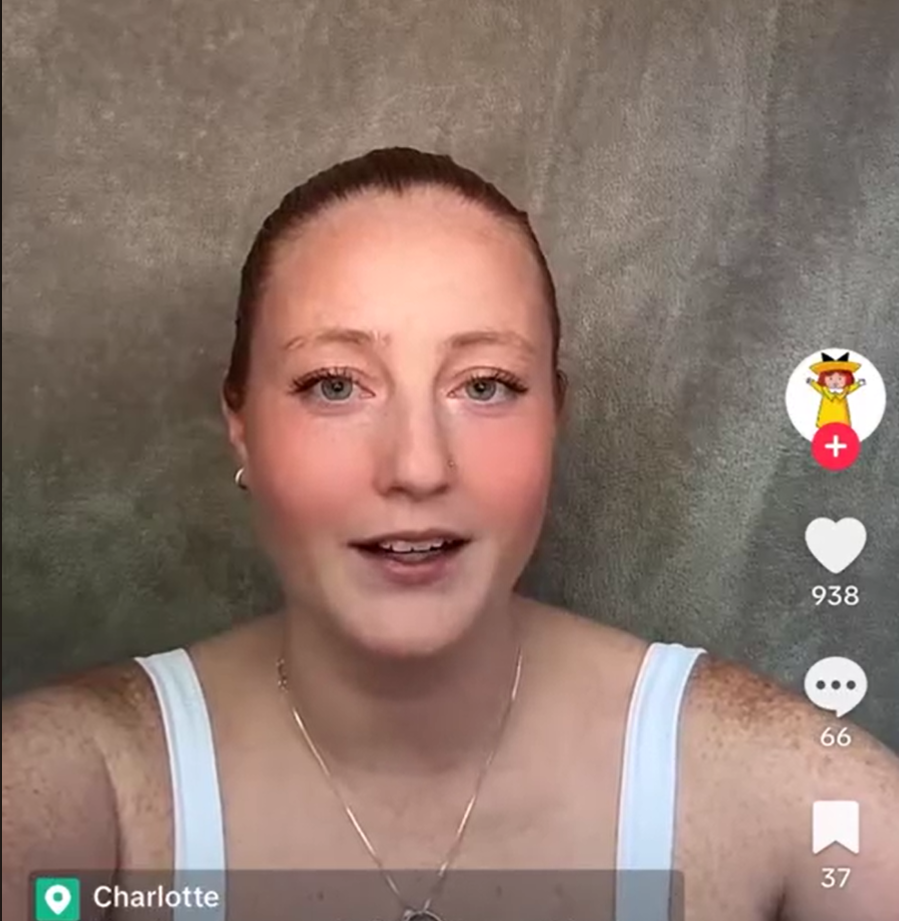 Una foto sonriente de Tara Bjork en un vídeo del 31 de mayo de 2024 | Fuente: TikTok/@t_bjork