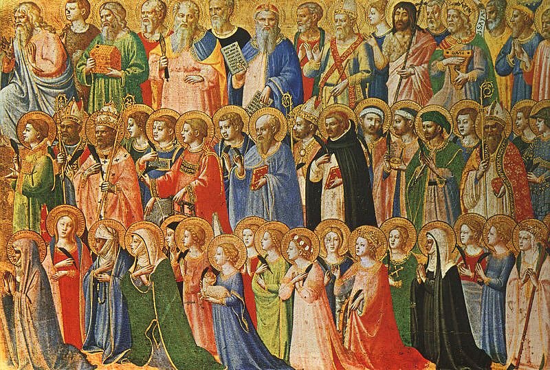 Todos los Santos, pintado por Fra Angélico.| Fuente: Wikipedia