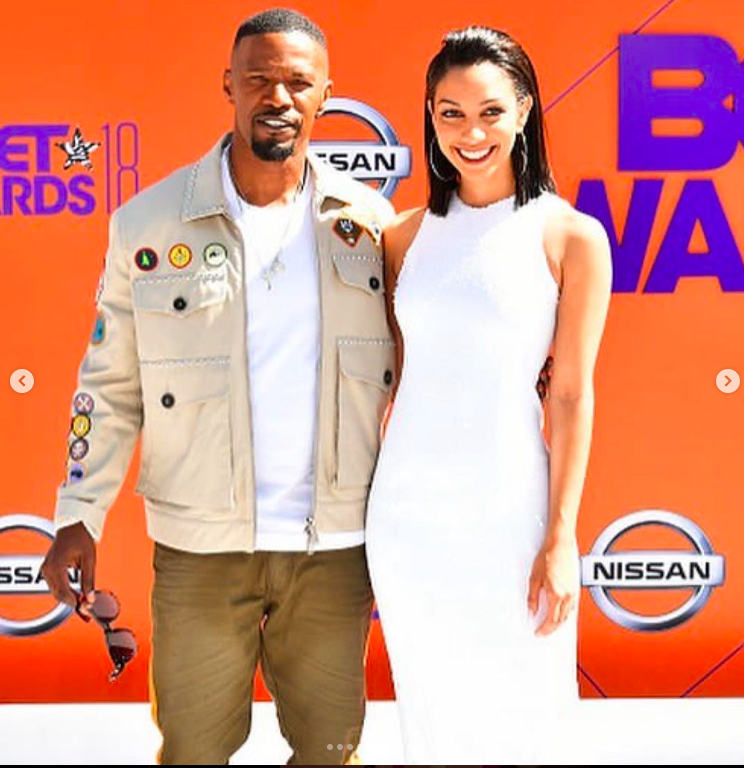 Jamie and Corinne Foxx posando para una foto publicada el 16 de febrero de 2024 | Foto: Instagram/iamjamiefoxx