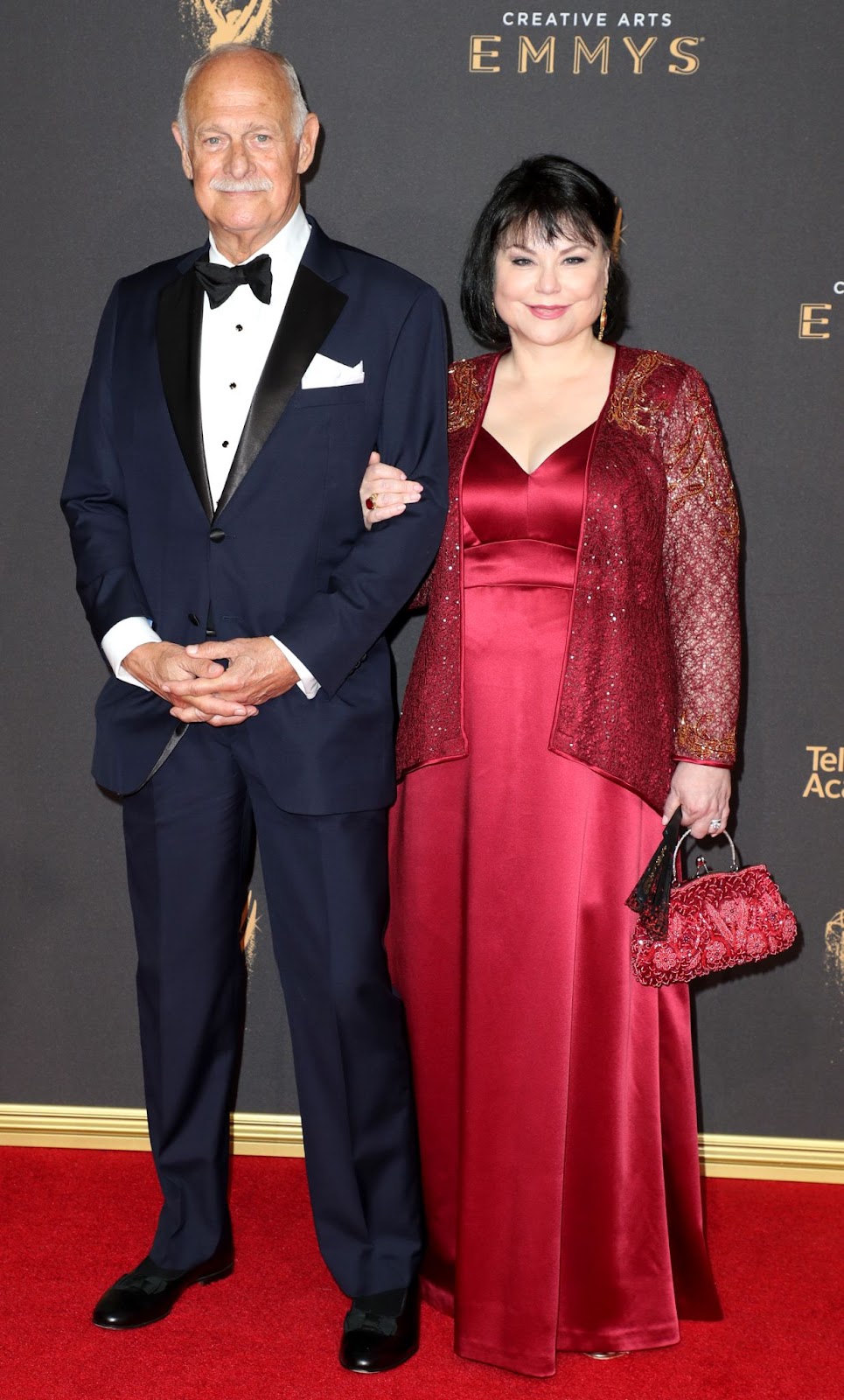 Gerald McRaney y Delta Burke en la entrega de los Premios Emmy a las Artes Creativas 2017 el 10 de septiembre en Los Ángeles, California. | Fuente: Getty Images