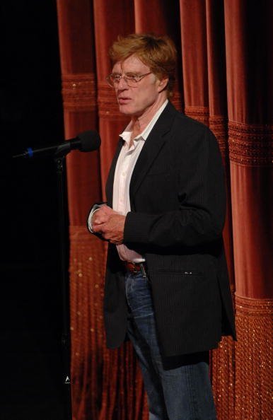 Robert Redford habla al Sundance Institute en mayo de 2007, en Brooklyn, New York.| Fuente: Getty Images.