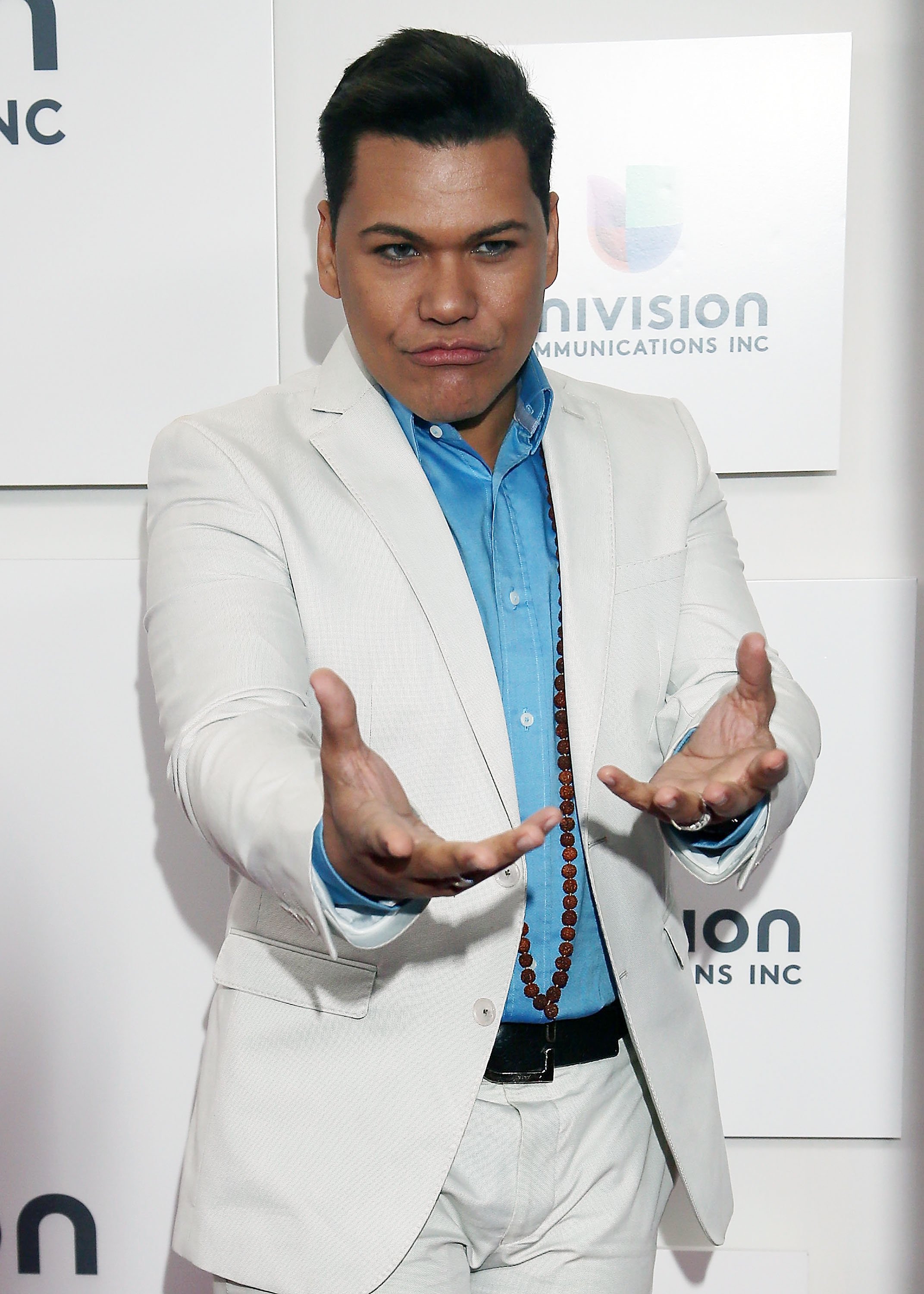 Víctor Florencio asiste a la Presentación Upfront de Univisión en Espace, en mayo de 2013, en Nueva York || Fuente: Getty Images