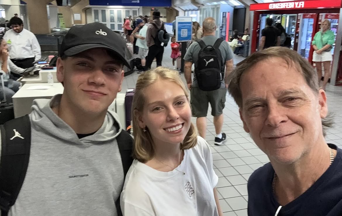 Matías Martin junto a sus hijos, Mia y Alejo | Fuente: Instagram/matiasmartin