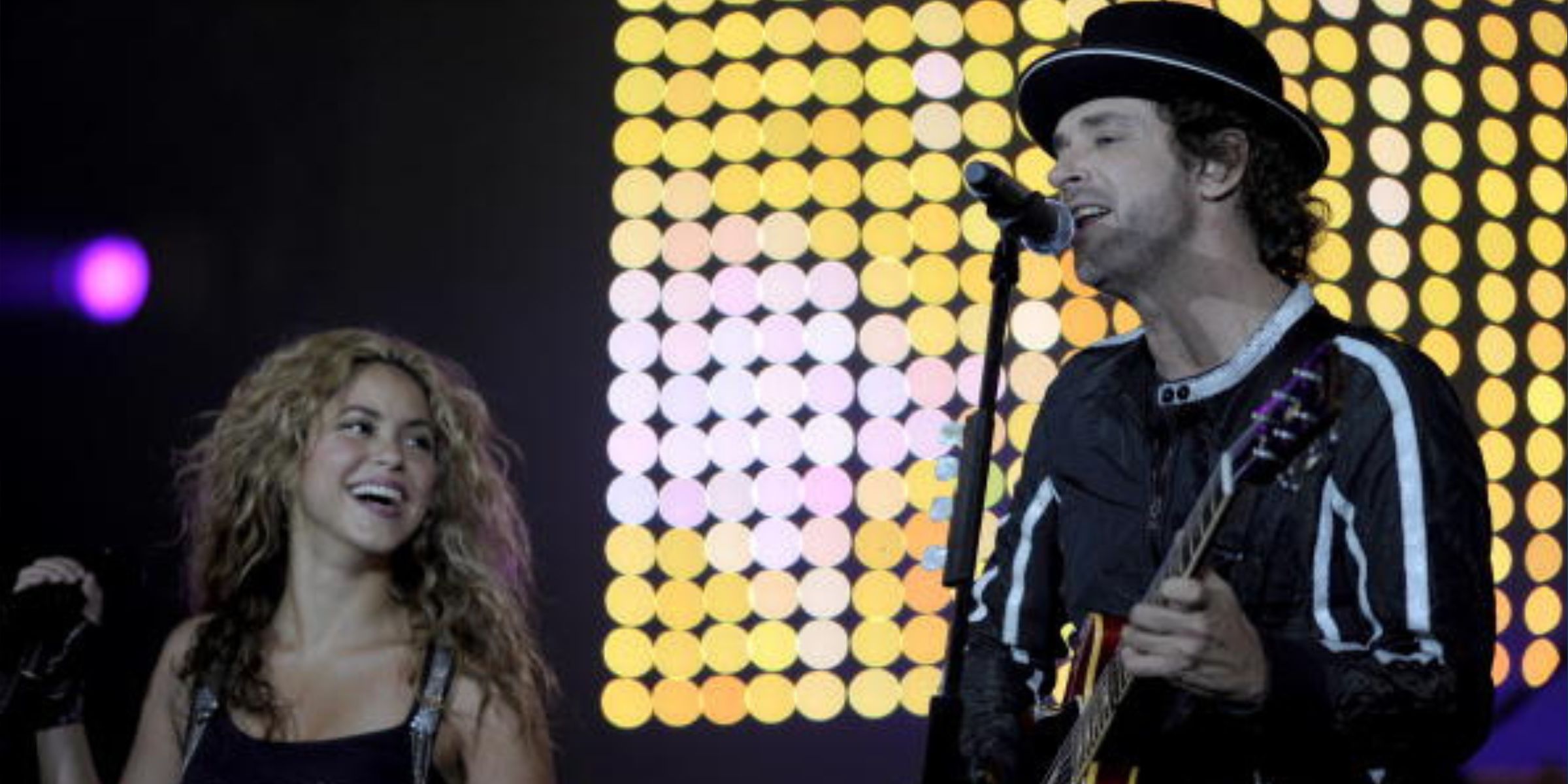 Shakira junto a Gustavo Cerati | Fuente: Getty Images
