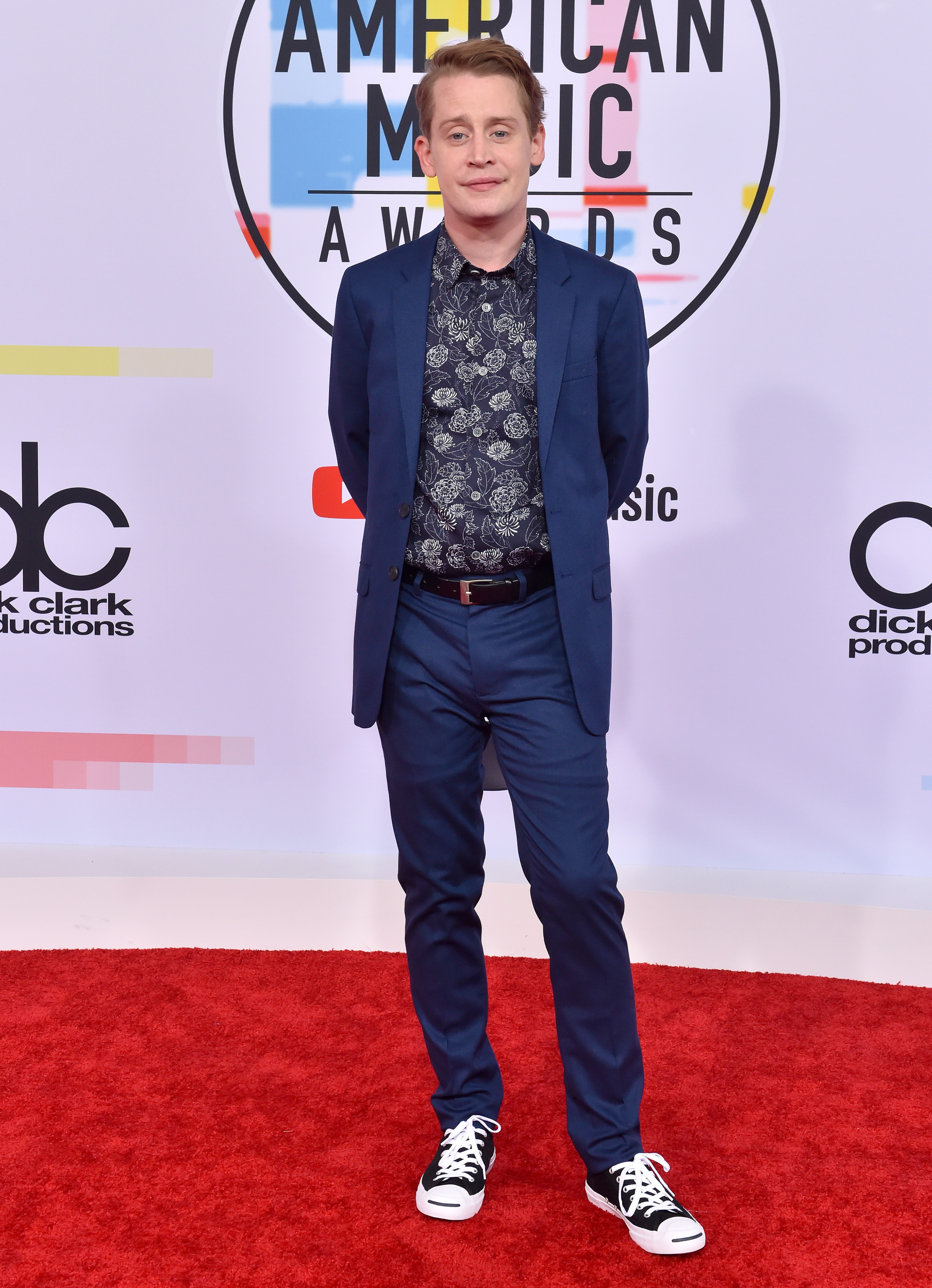 Macaulay Culkin en los American Music Awards en Los Ángeles, California, el 9 de octubre de 2018 | Foto: Getty Images